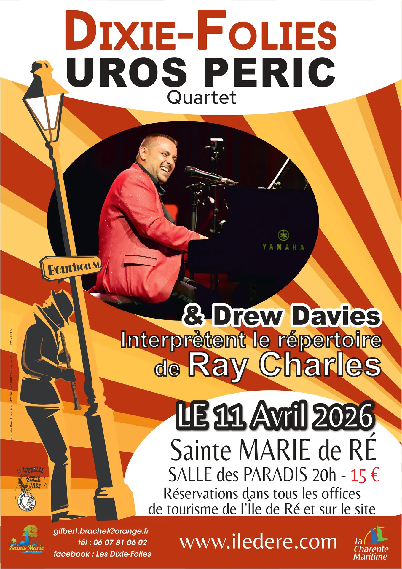 Plakat des Dixie-Folies-Konzerts