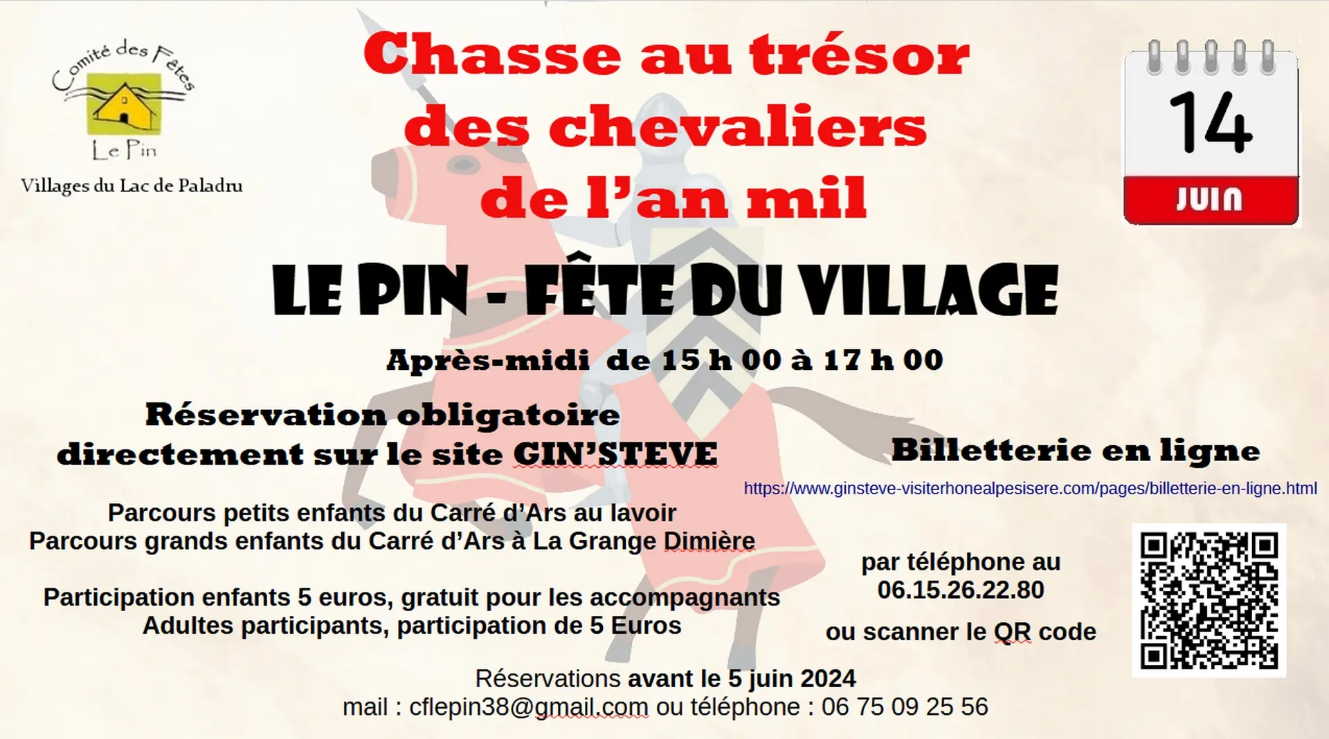 Fête du village - chasse au trésor des chevaliers de l'an mil