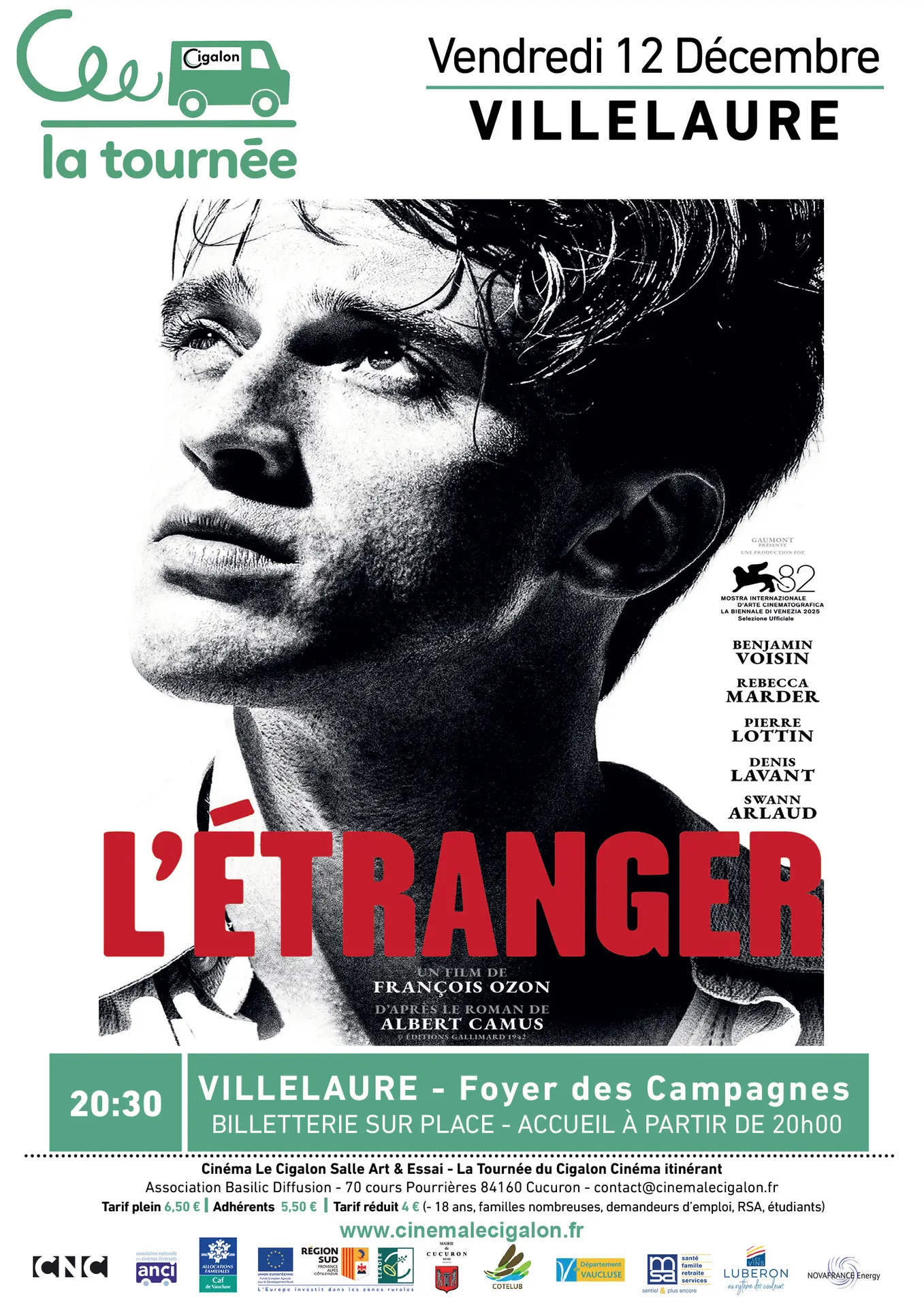 La Tournée du Cigalon  à Villelaure :  L'ÉTRANGER_Villelaure