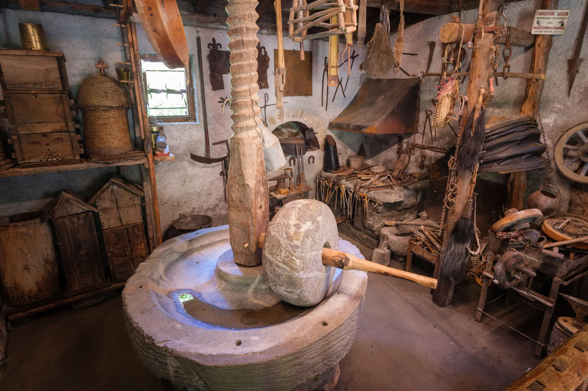 Le moulin de Villar d'Arêne abrite également un moulin à sang