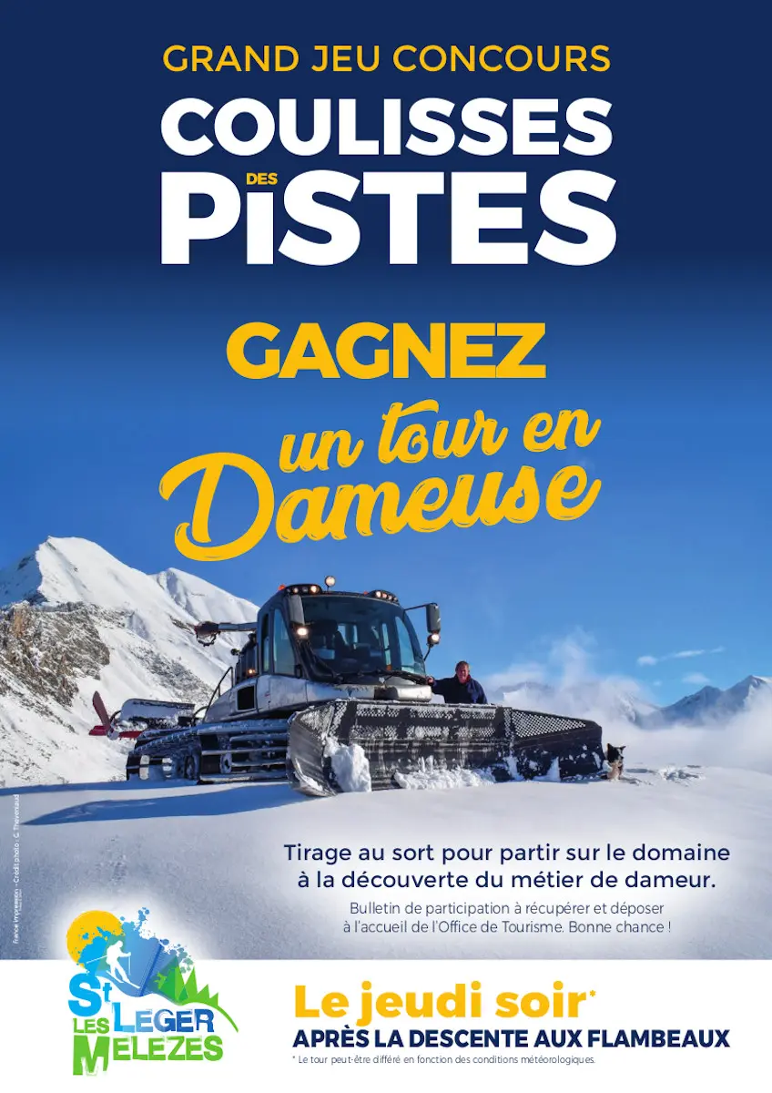 Jeu concours 'Coulisses des pistes'