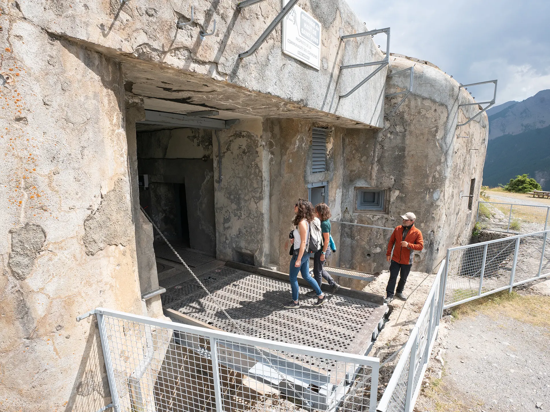 Visite du fort de Saint-Ours haut