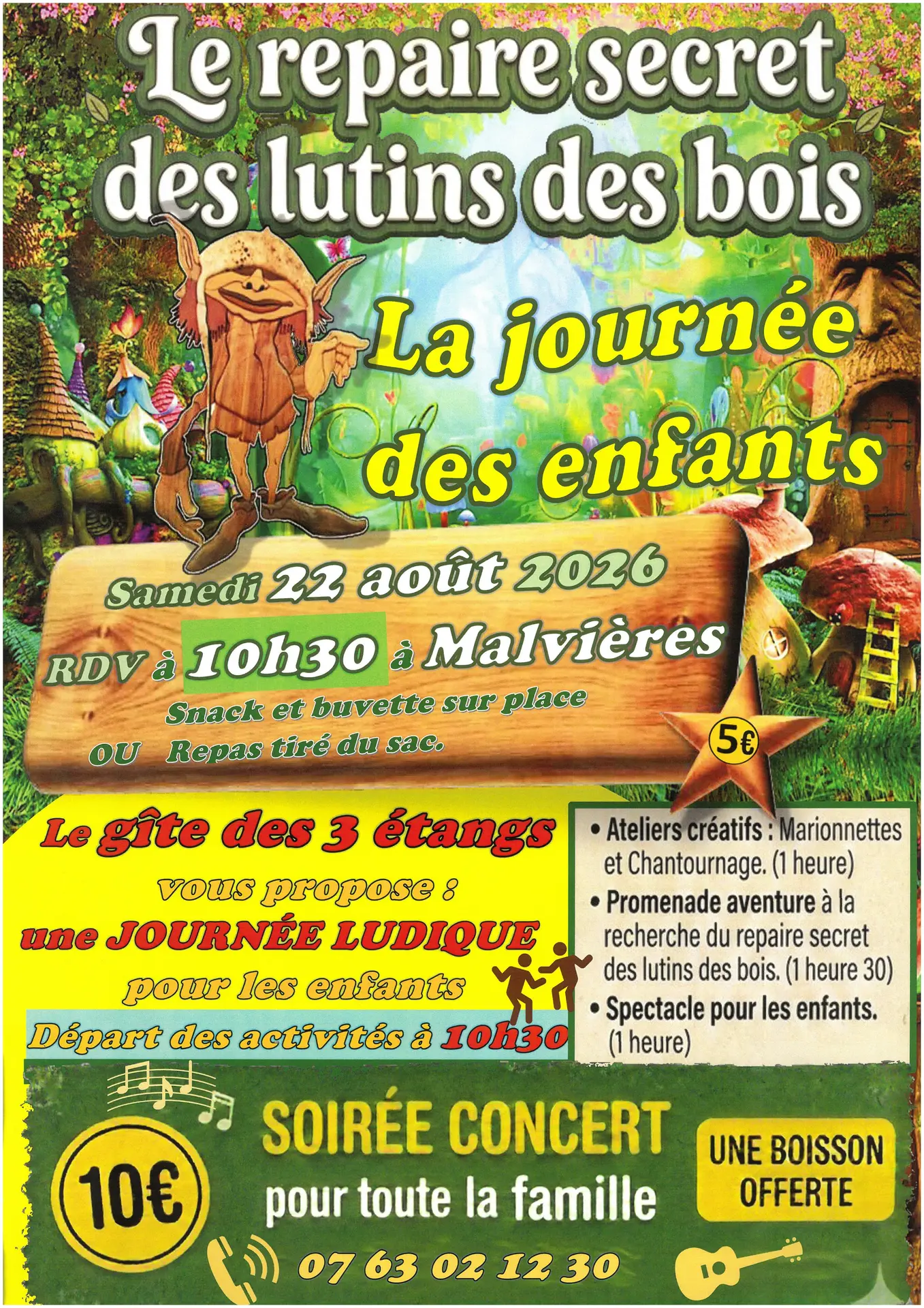 Journée_ludique_gîte des 3 étangs_Malvières