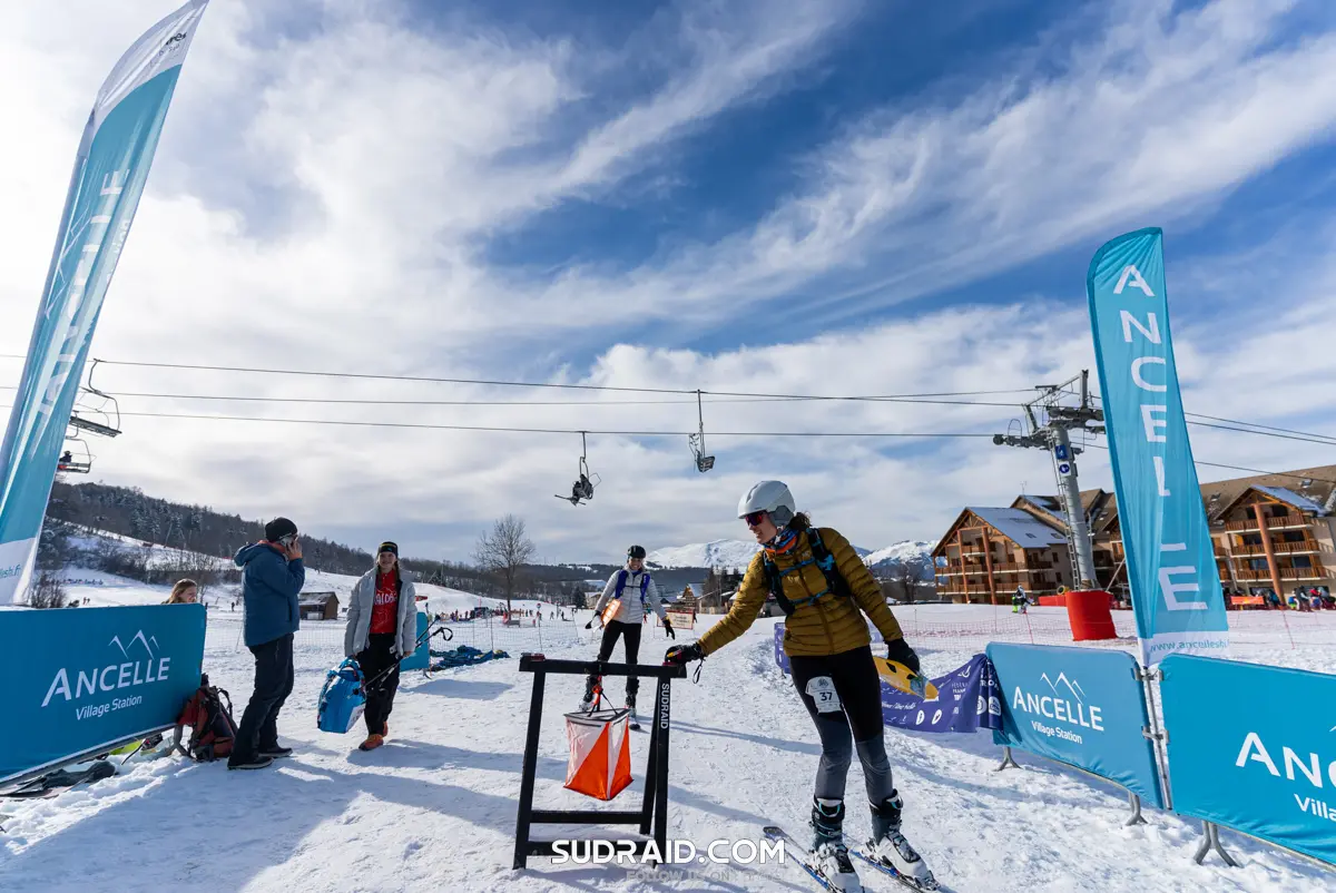 Arrivée sur le front de neige