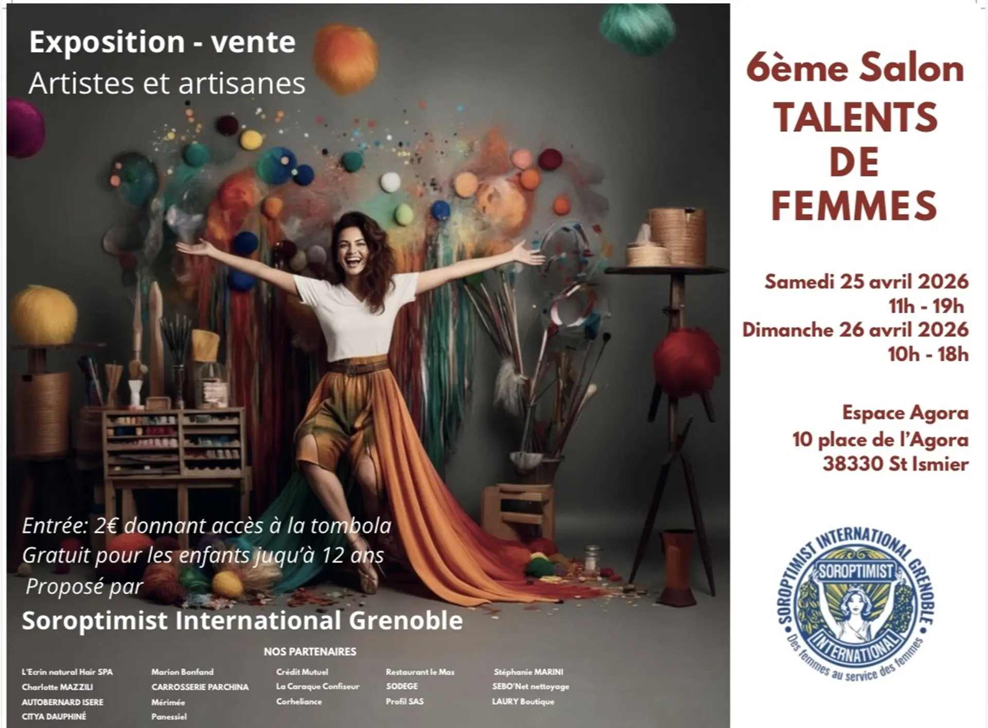 Salon talents de femmes - 6ème édition - Saint Ismier
