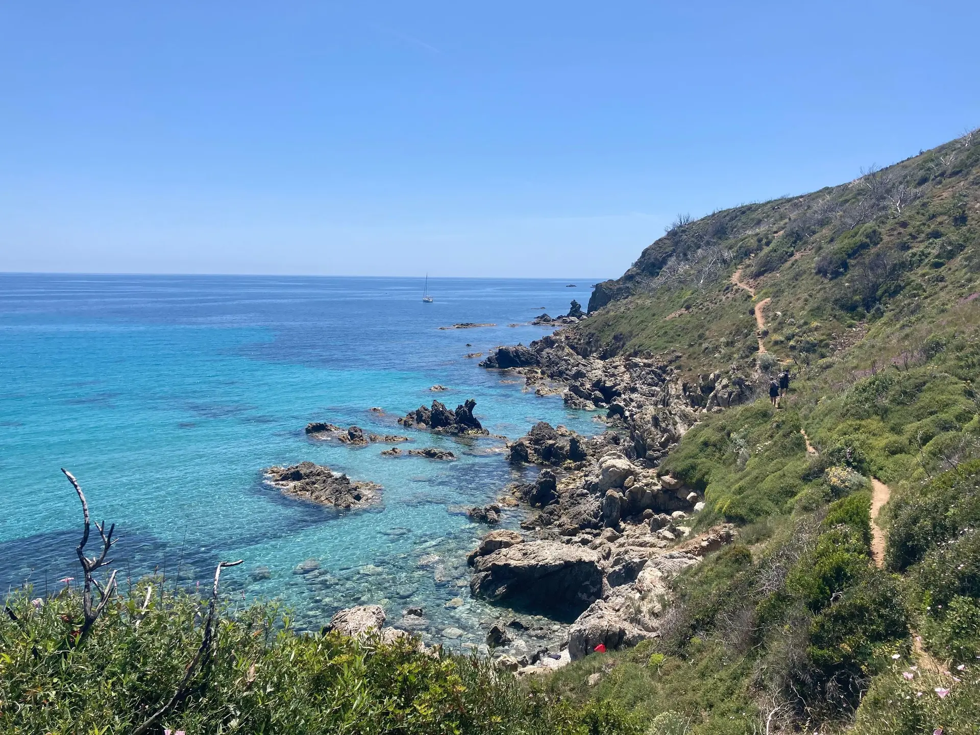 Le sentier du littoral entre les 2 caps