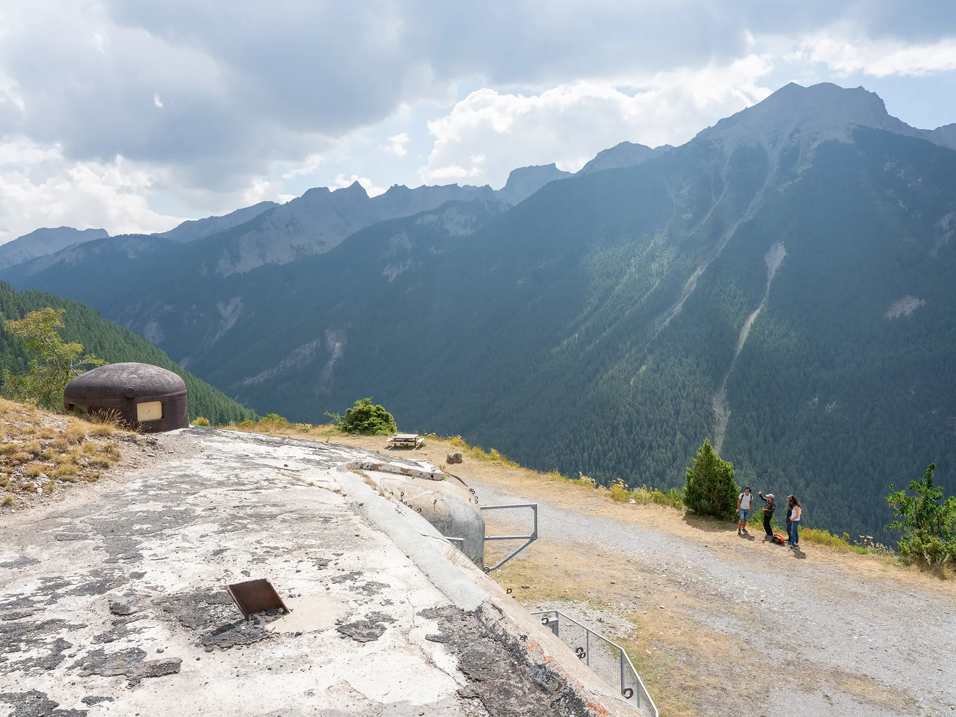 Visite du fort de Saint-Ours haut