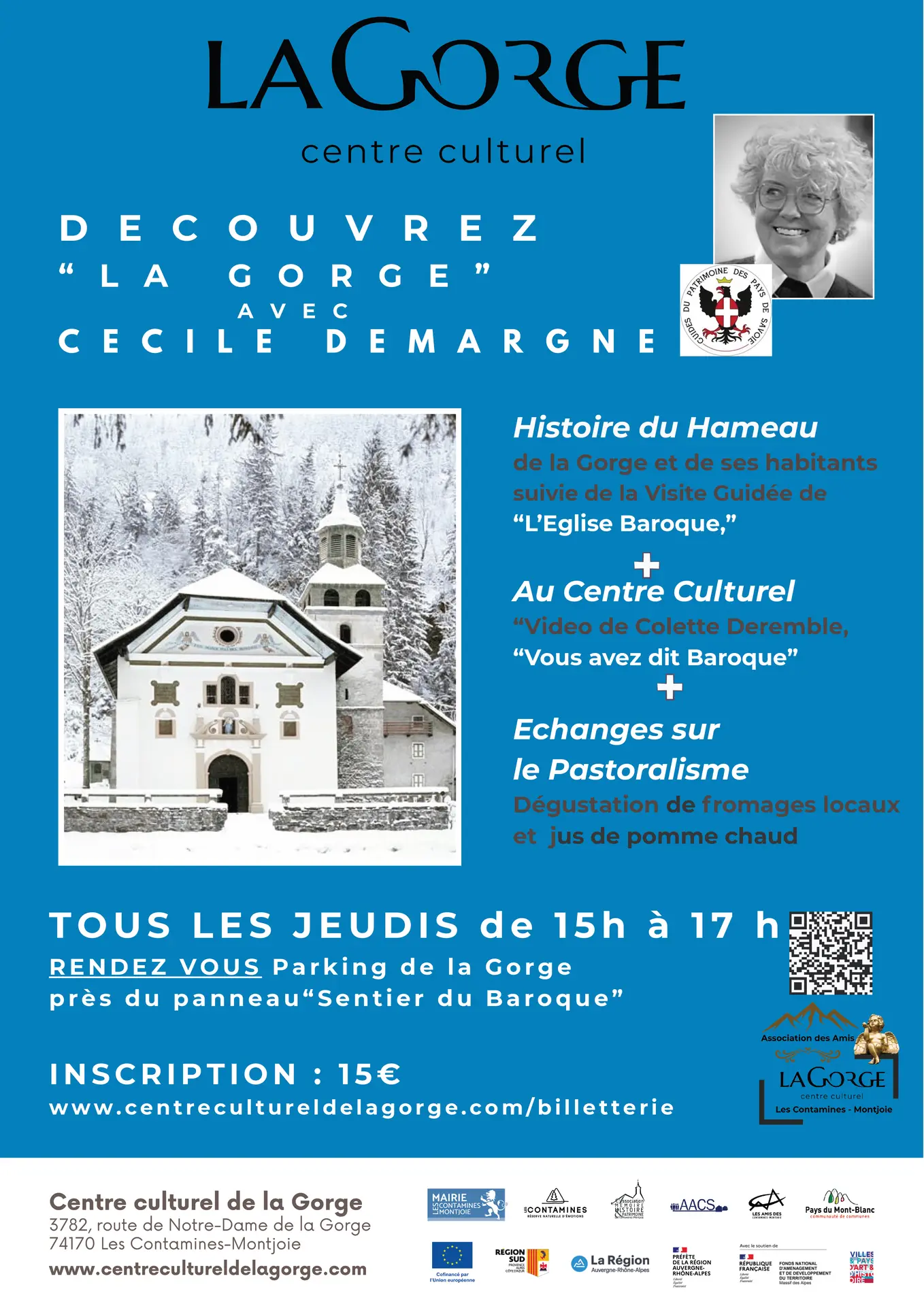 Découvrez la Gorge avec Cécile Demargne et le Centre Culturel de la Gorge_Les Contamines-Montjoie