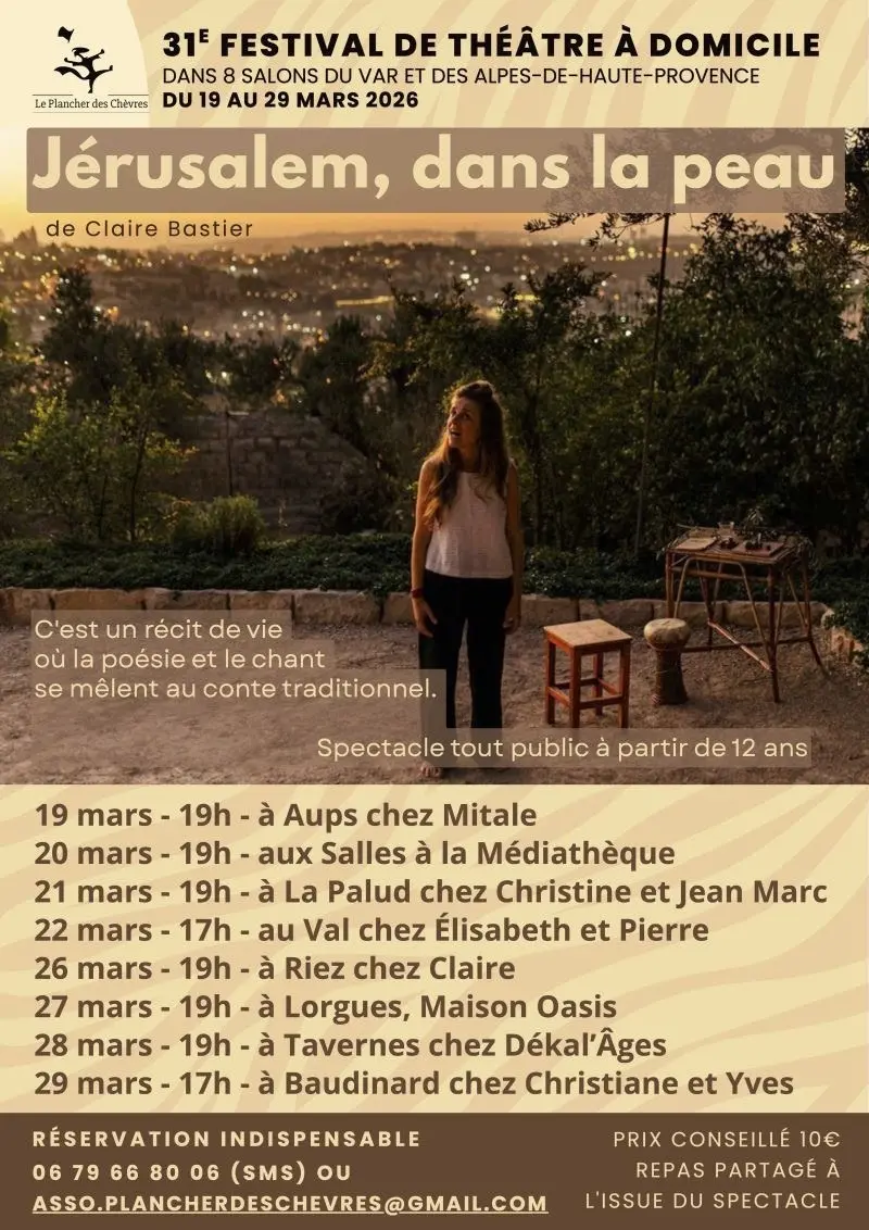 Jérusalem, dans la peau