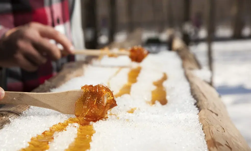 Stand de tire d'érable_Les Gets