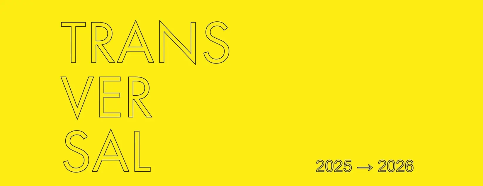 Visuel programme théâtre Transversal saison 2025-2026