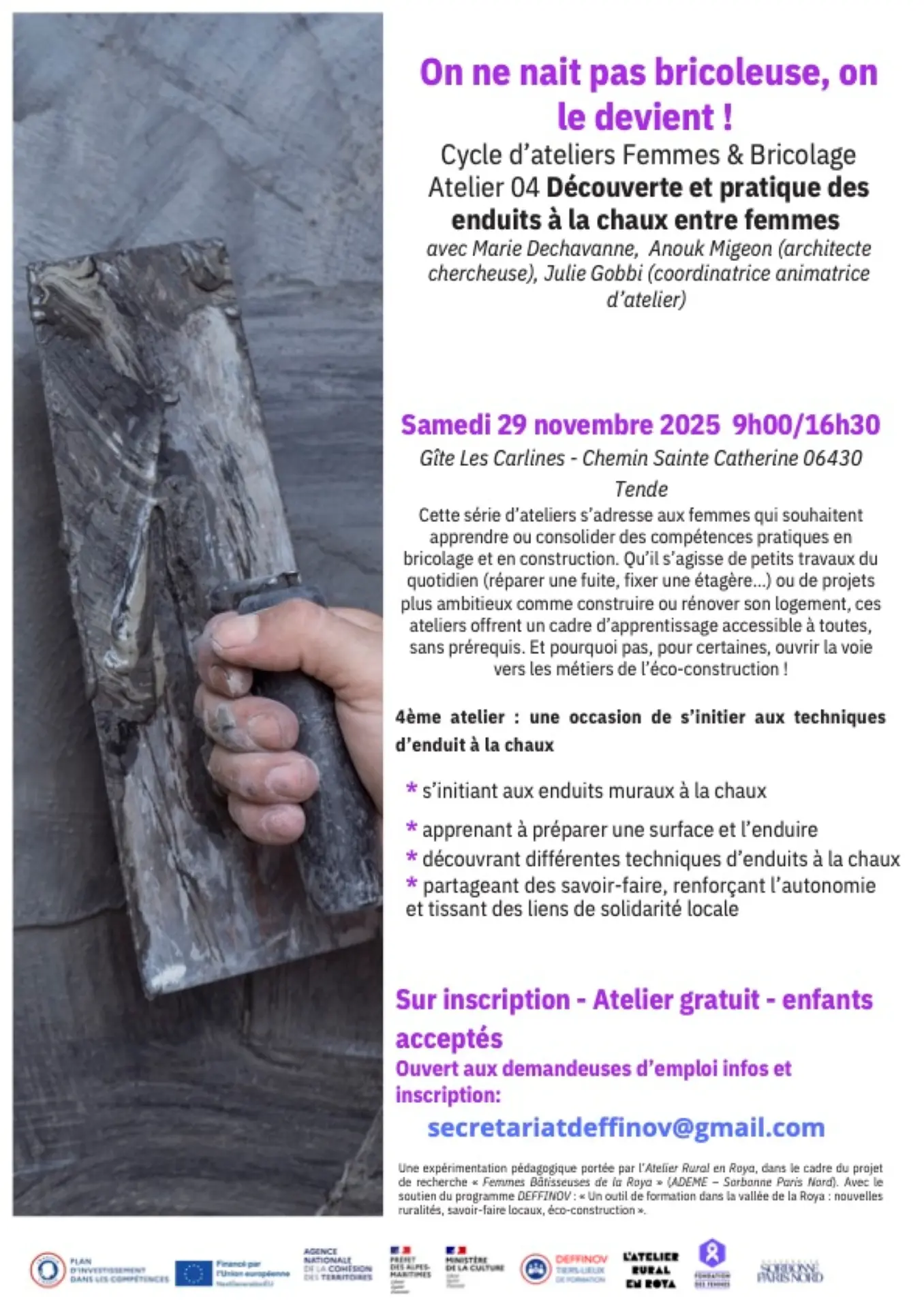 Atelier Femmes & Bricolage