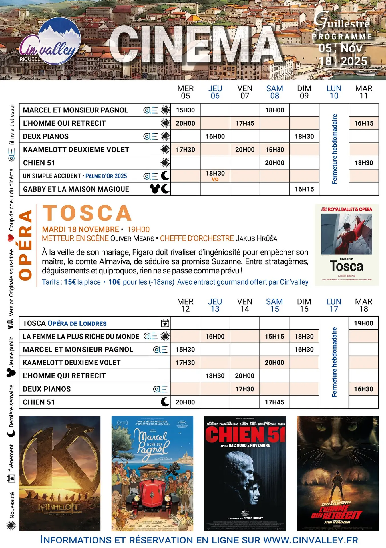 Semaine du 5 au 18 novembre 2025