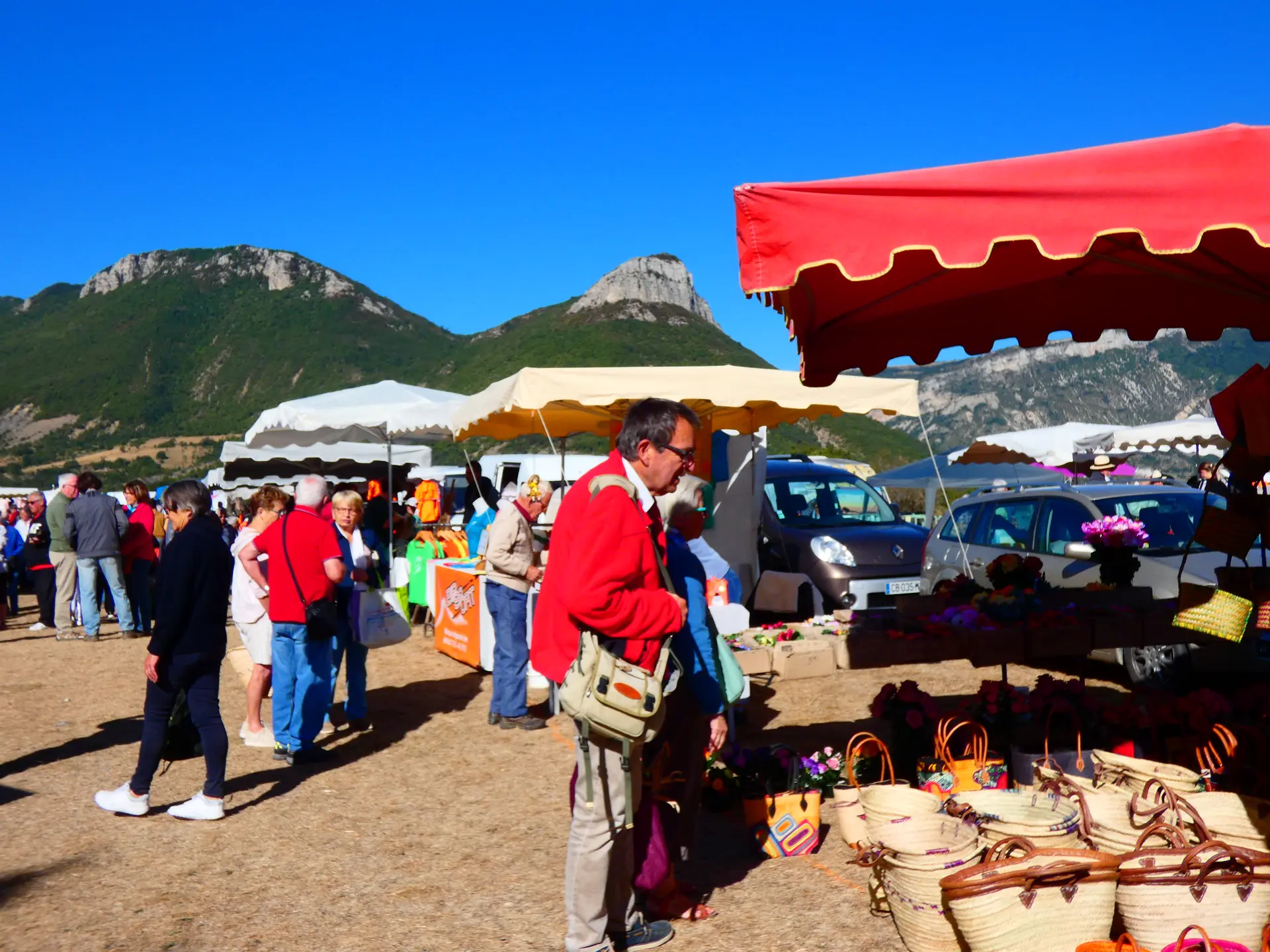 Stands sur la Foire aux Dindes