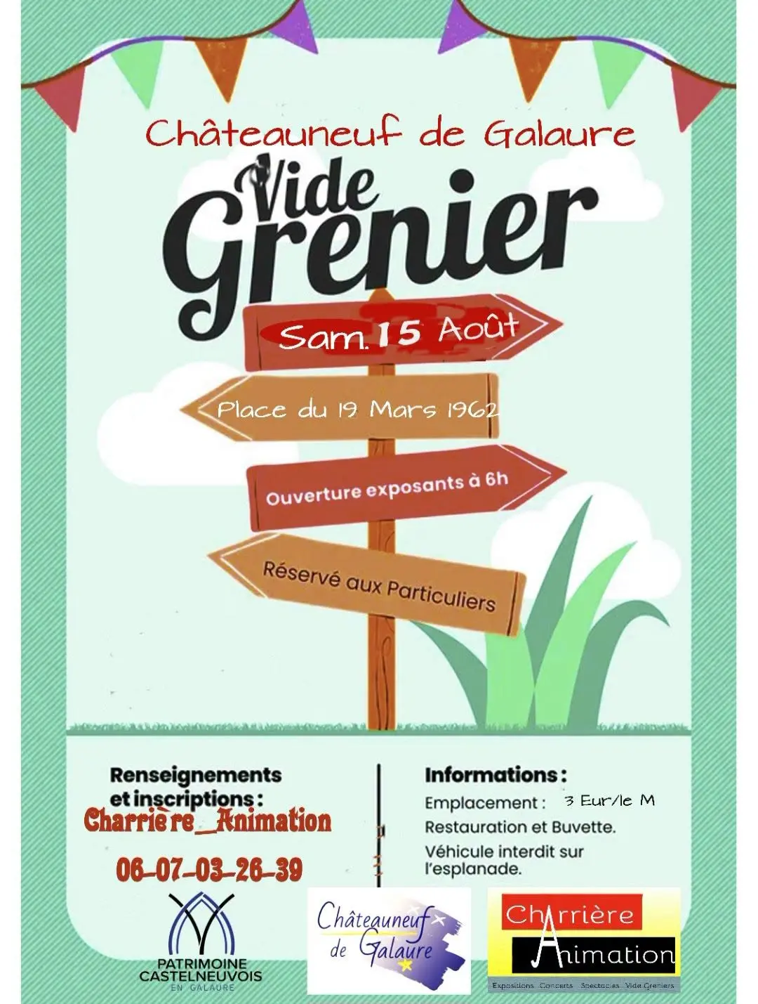 affiche expliquant l'événement