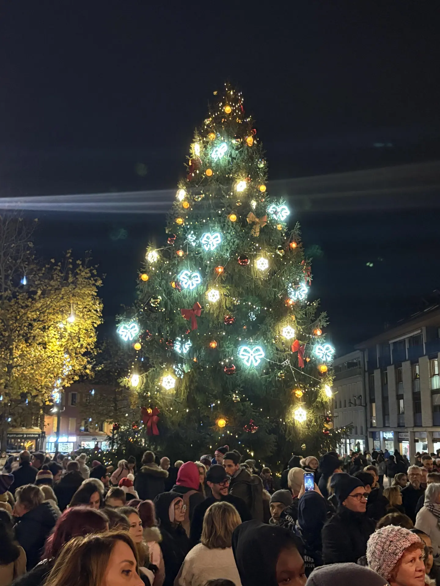 Illumination du sapin de Noël_Bonneville