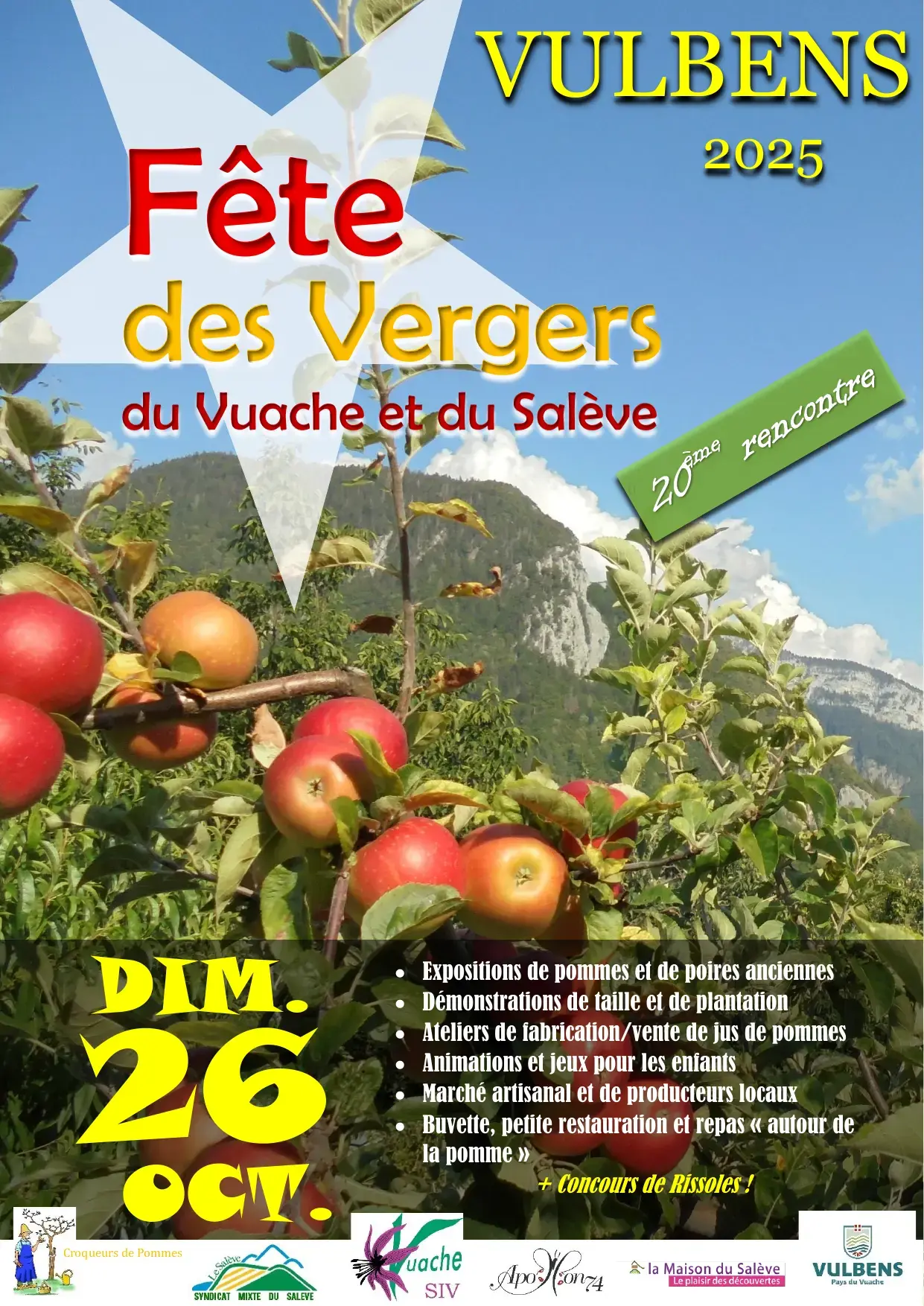 Affiche 2025 fête des vergers