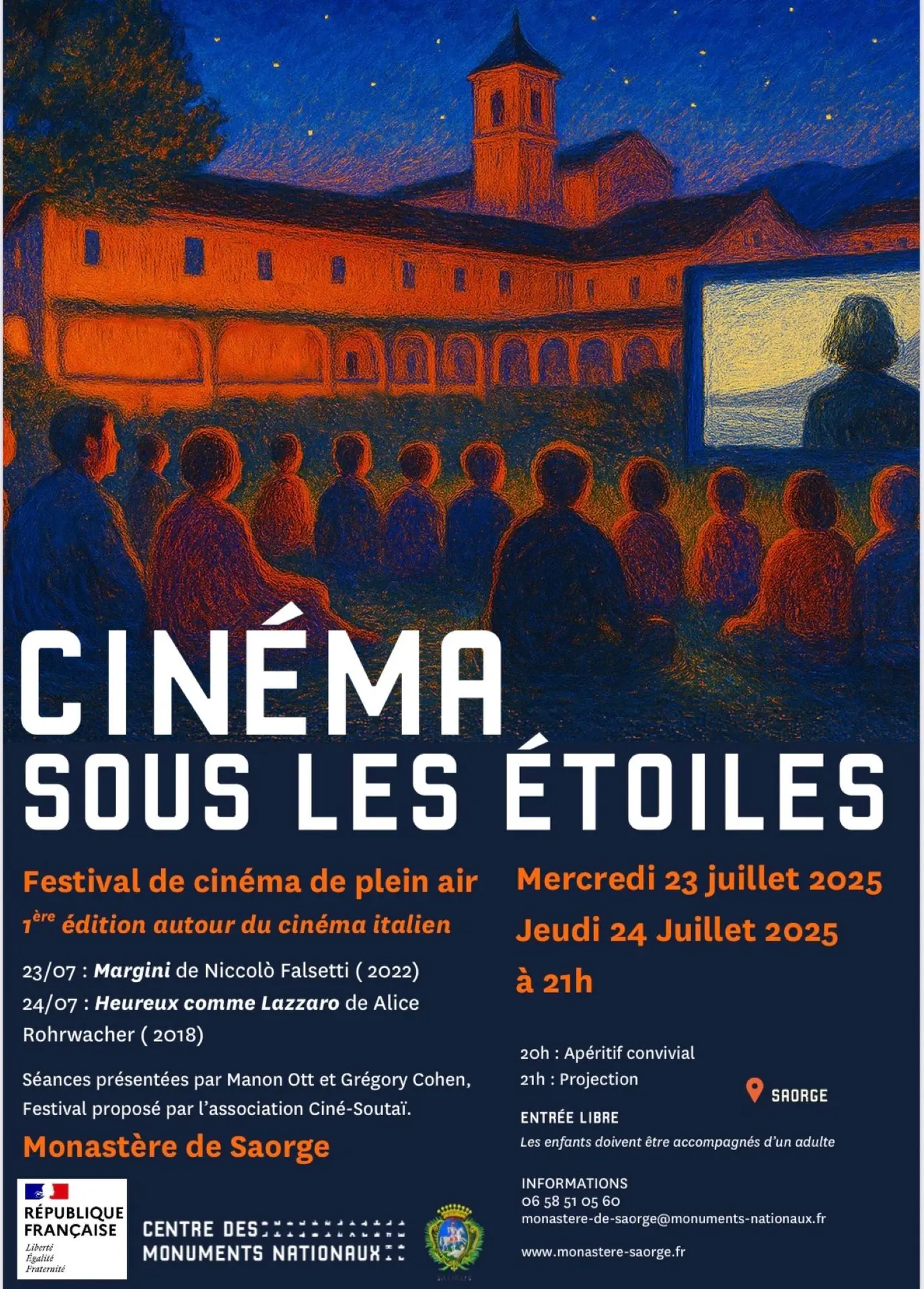 Cinéma sous les étoiles 1e édition : Autour du cinéma italien_Saorge