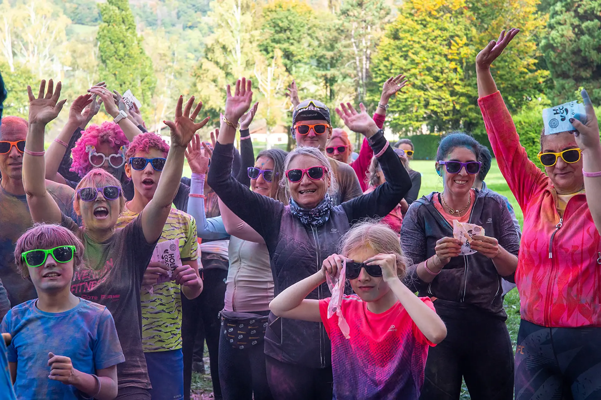 Une course haute en couleur