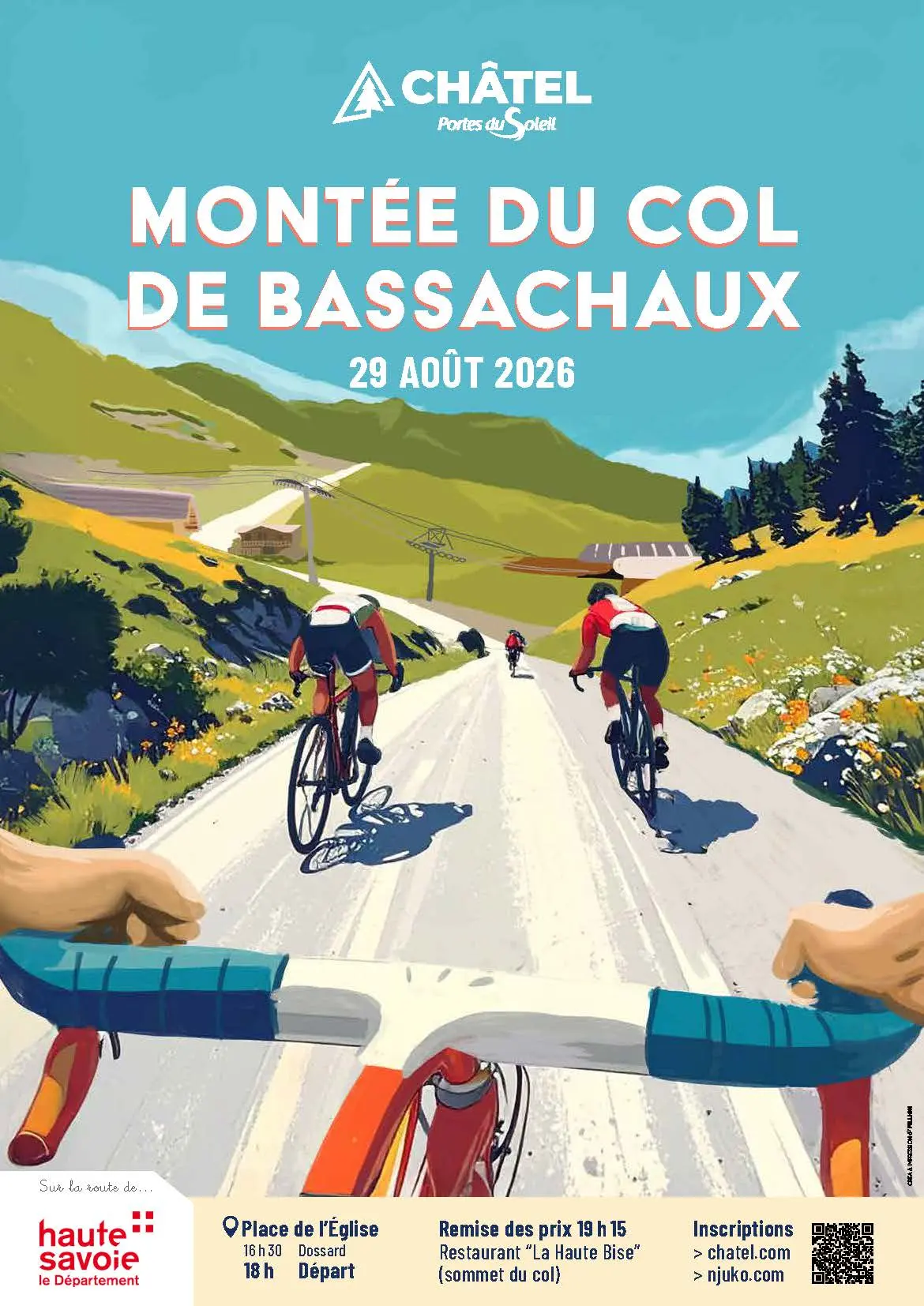 Affiche de la Montée du Col de Bassachaux 2026