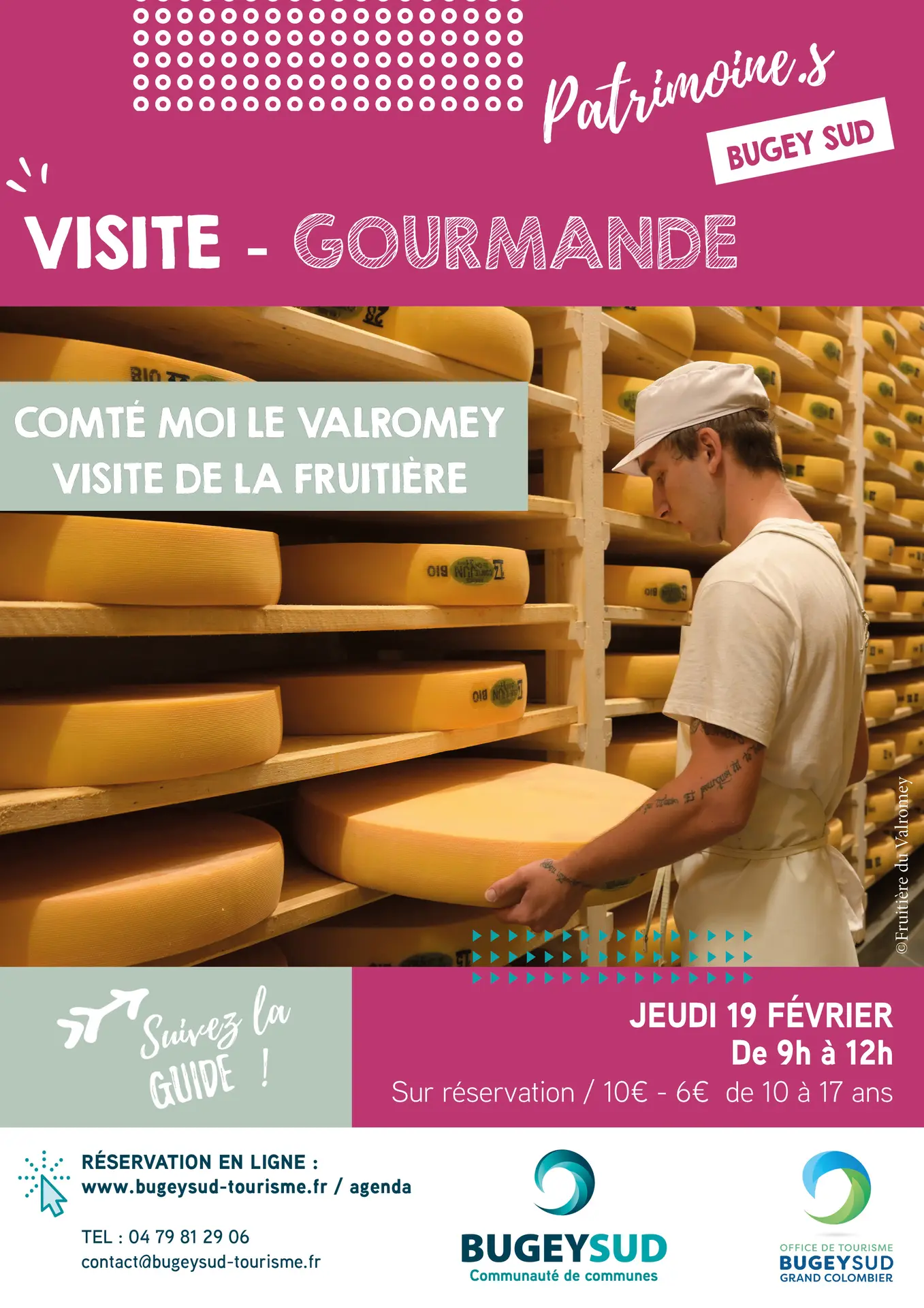 Visite gourmande : Comté moi le Valromey, visite découverte de la Fruitière du Valromey_Arvière-en-Valromey