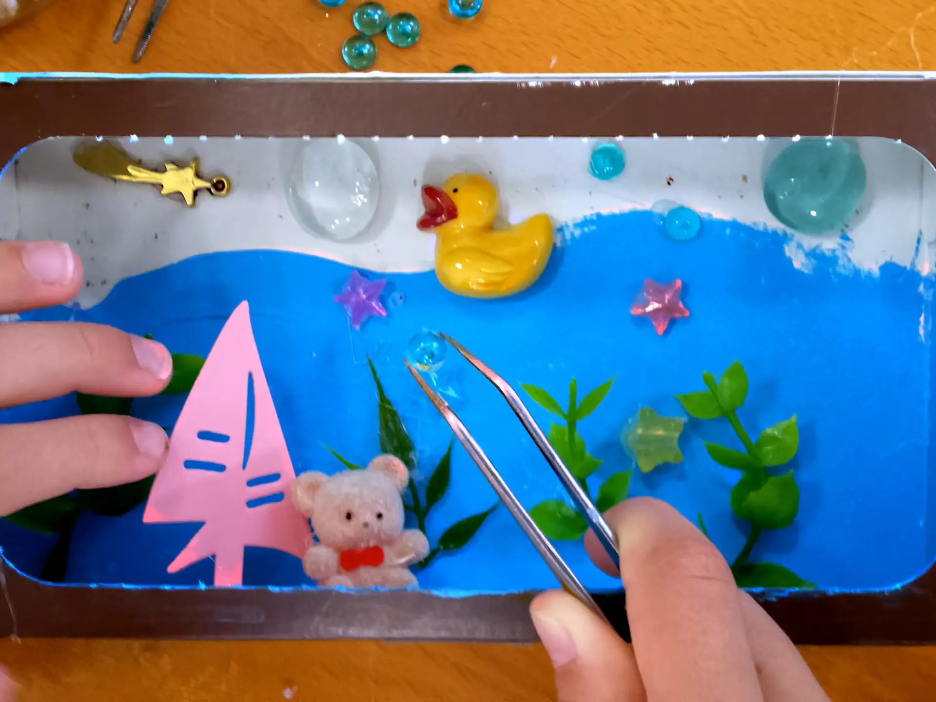 Atelier Diorama au refuge du Crêt du Poulet