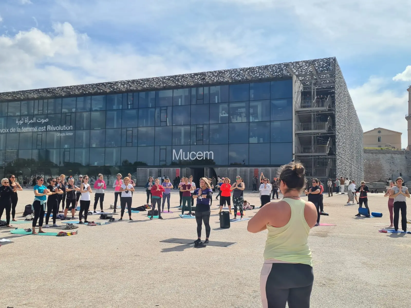 Entrainement au Mucem
