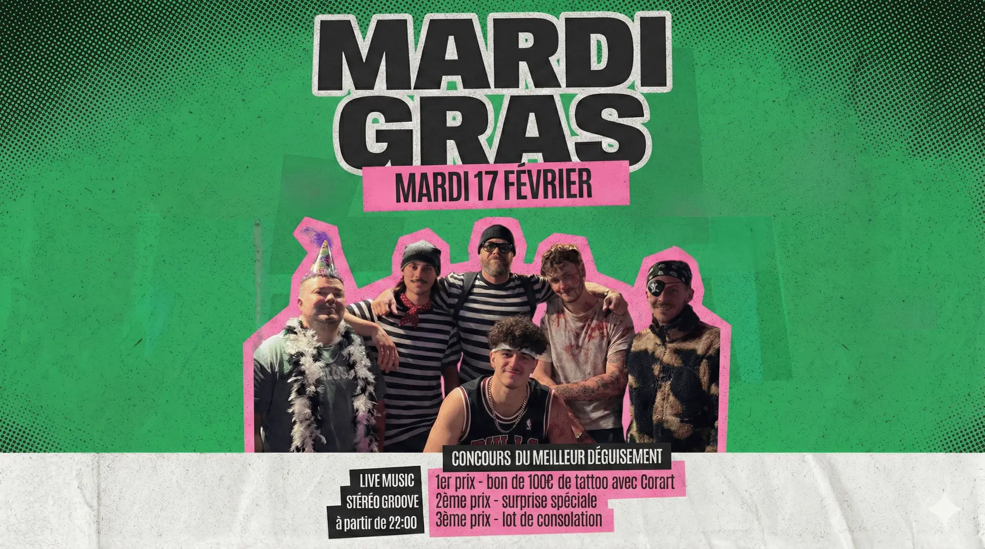 MARDI GRAS • Soirée déguisée