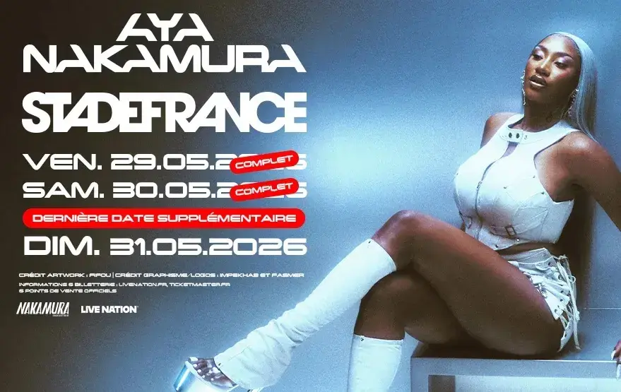 Concert de Aya Nakamura au Stade de France