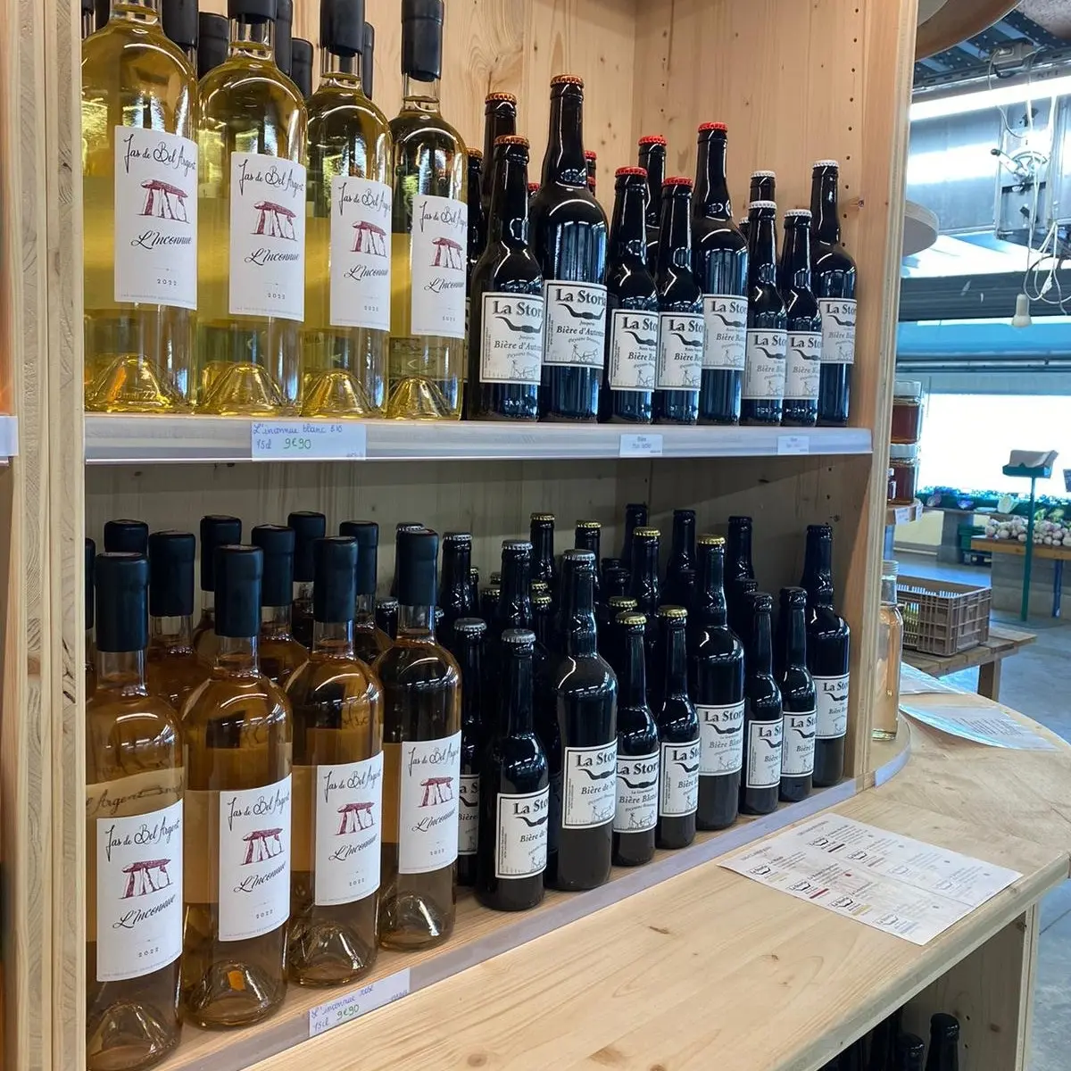 Vins et Bières locales