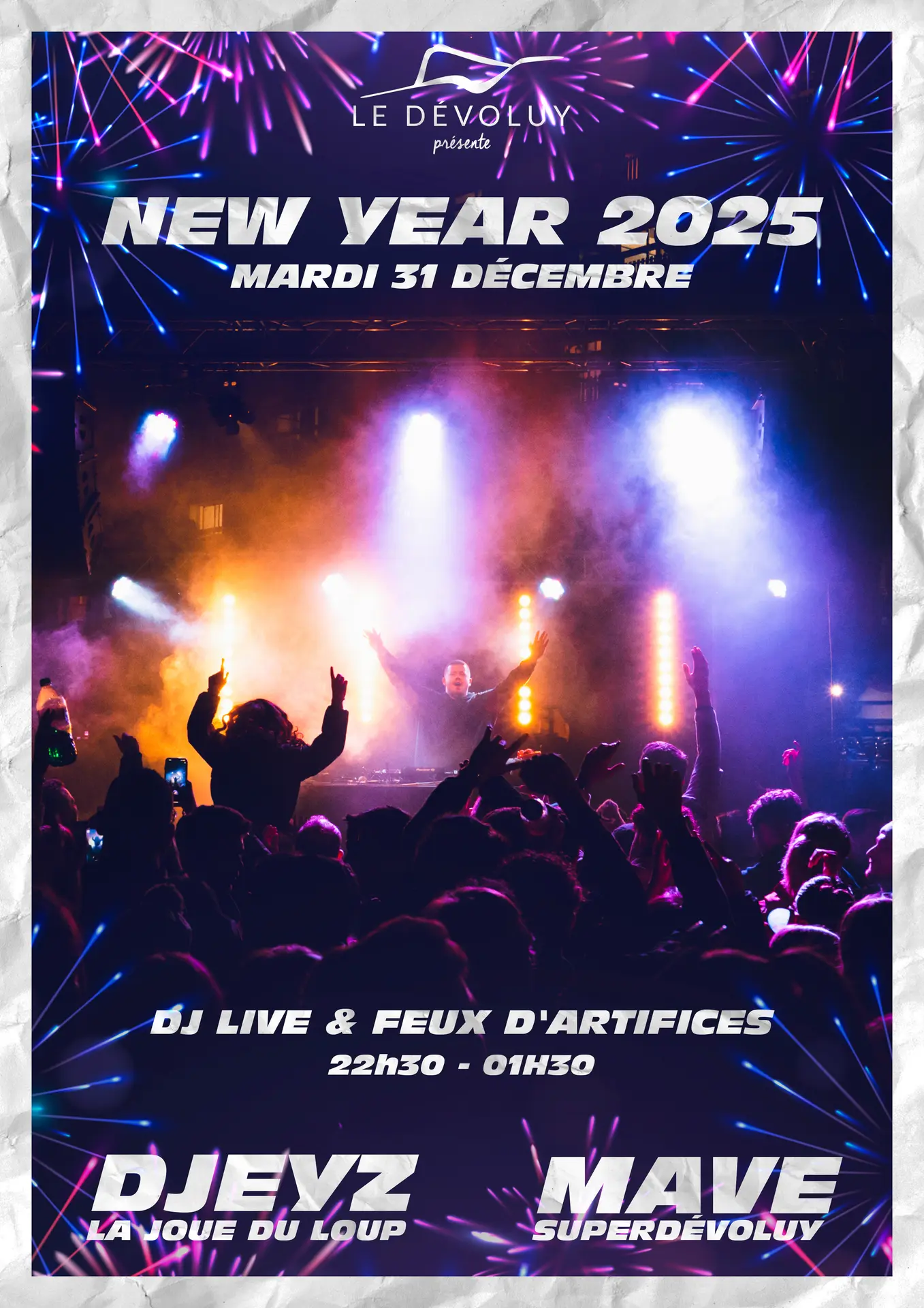 DJ LIVE - New Year's Eve_La Joue du Loup 2024
