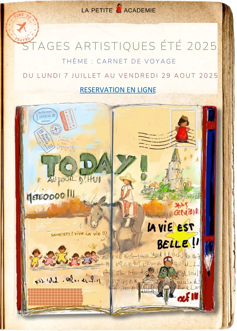 Visuel Stages artistiques jeune public à La Petite Académie_Avignon