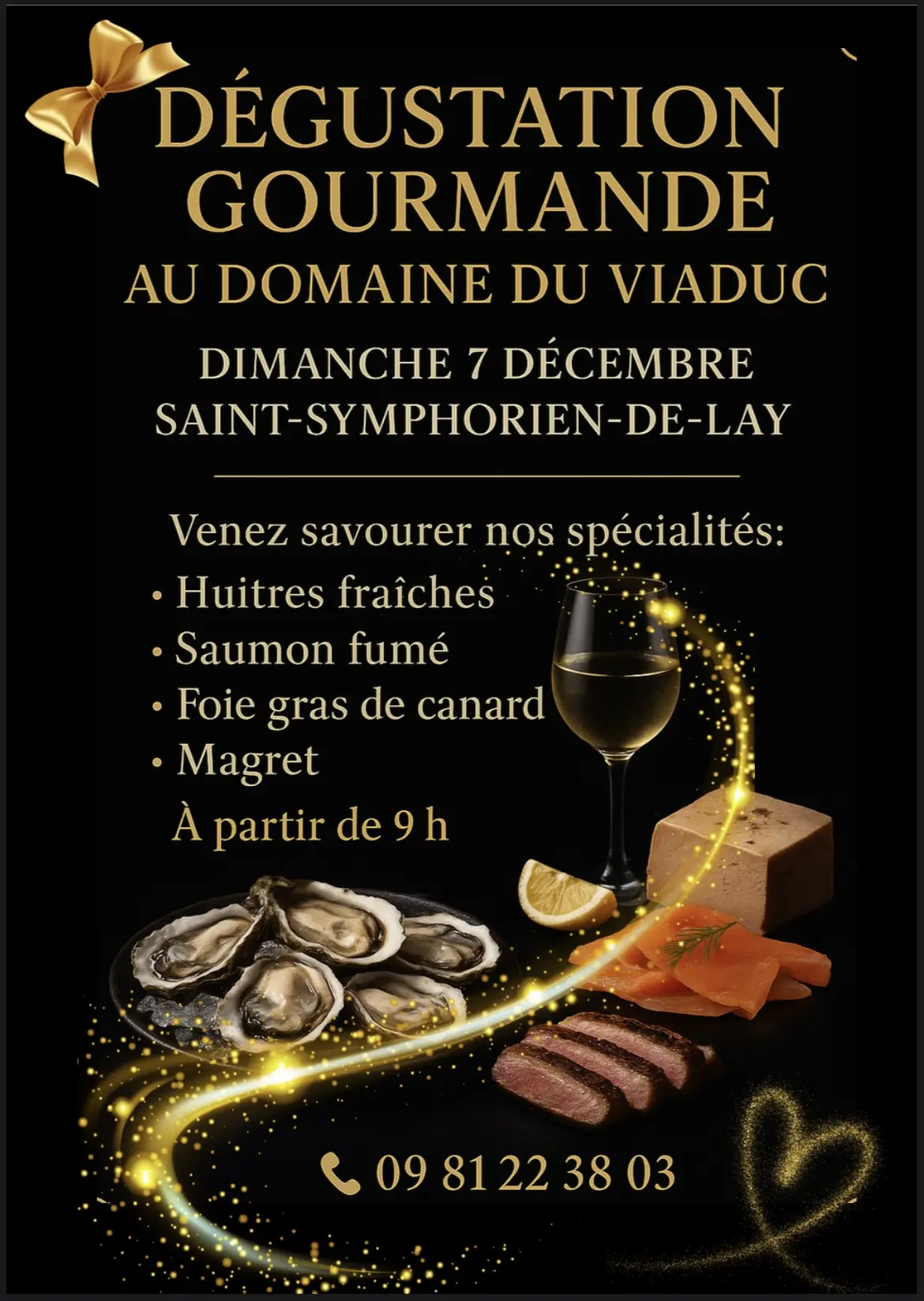 Dégustation de produits festifs