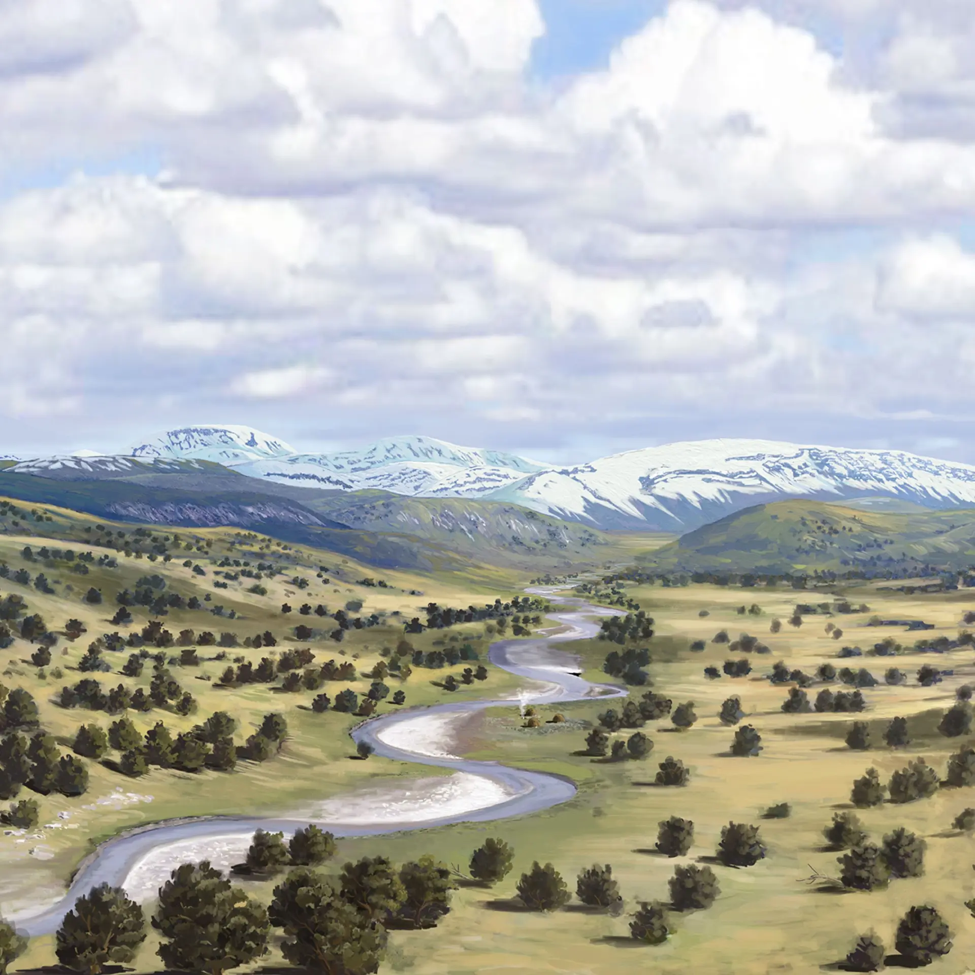 Visuel vallée du Jabron