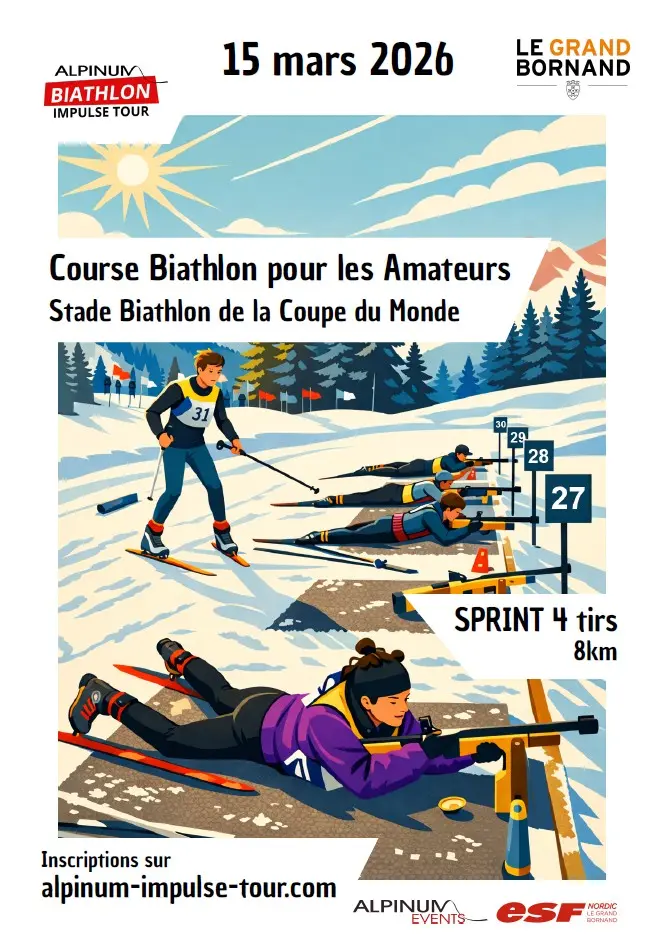 affiche de la course Alpinum Biathlon Impulse Tour