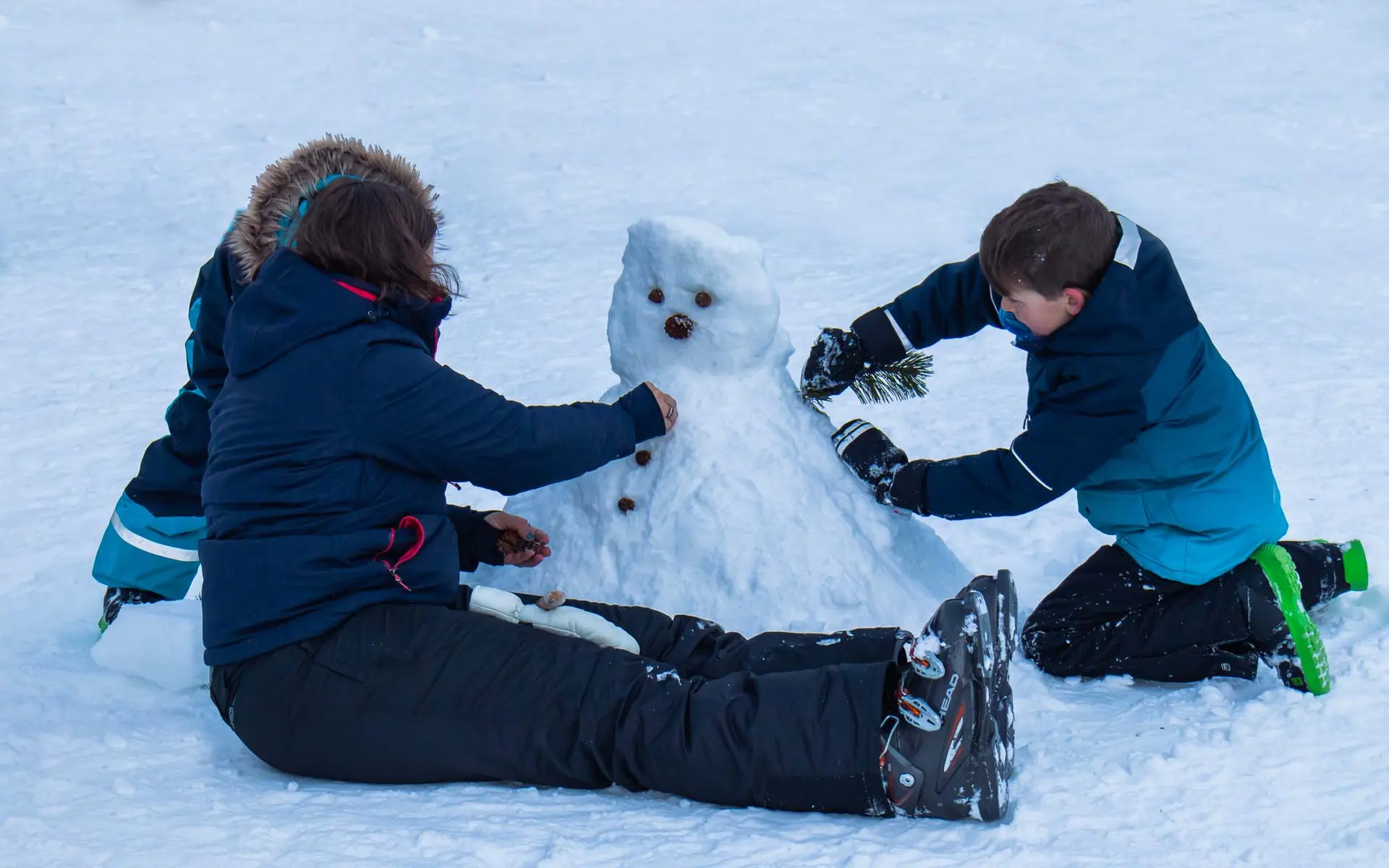 Sneeuwpopwedstrijd voor jong en oud