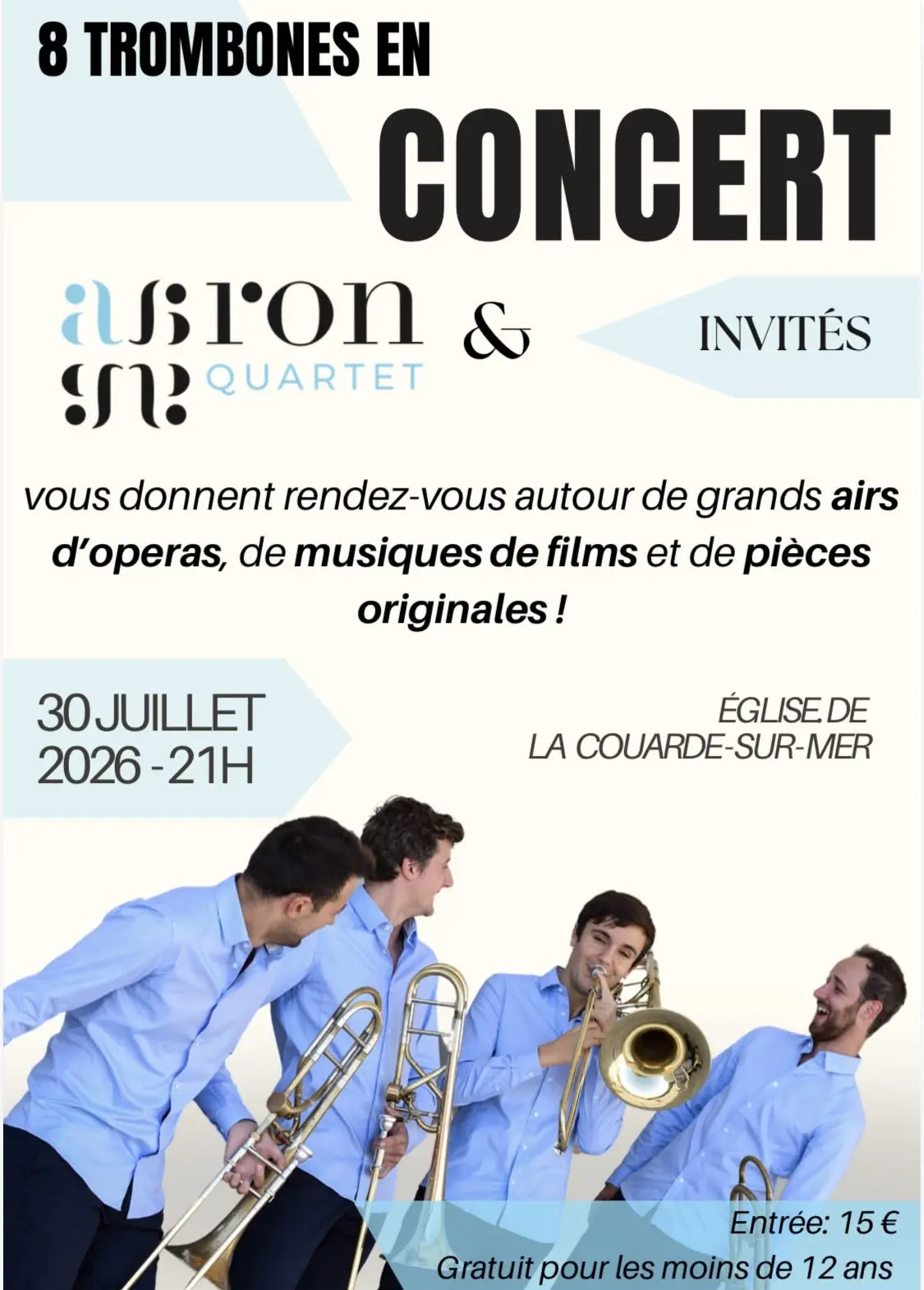 Concert Quatuor AARON_La Couarde-sur-Mer