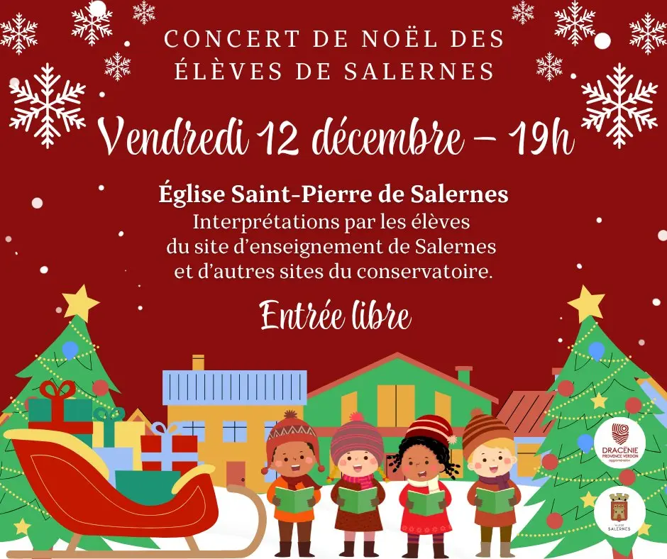 Concert de Noël des élèves de Salernes