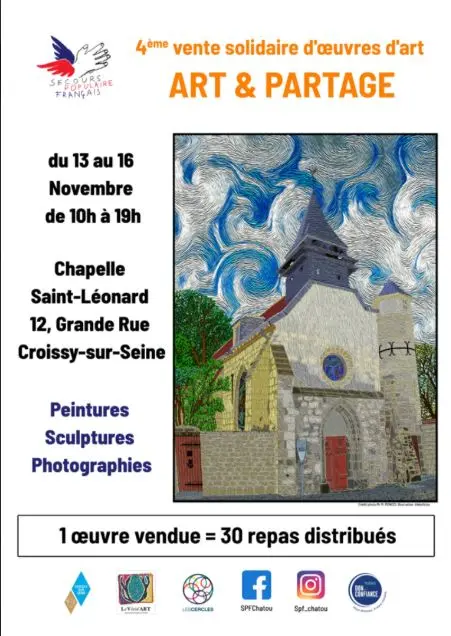 4eme exposition vente Art et Partage_Croissy-sur-Seine