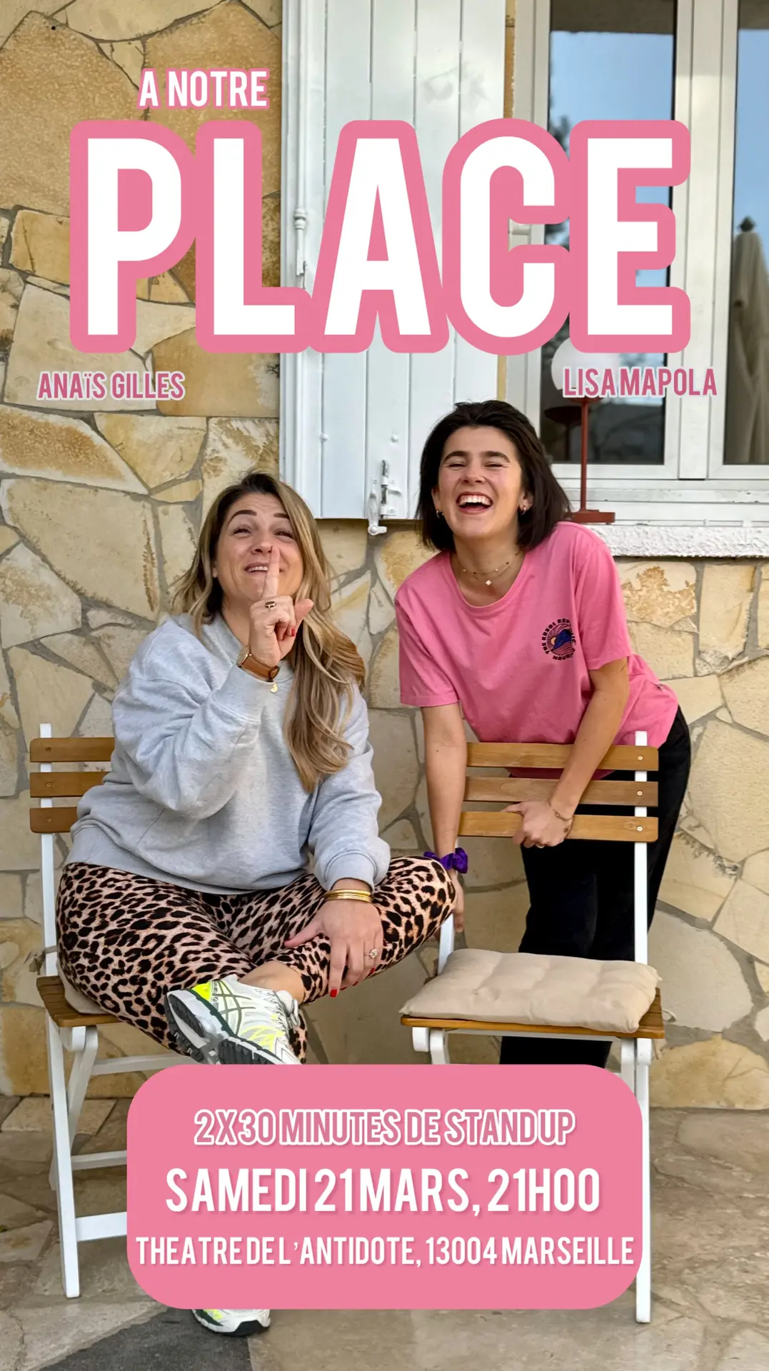 Spectacle Anaïs et Lisa à l'Antidote