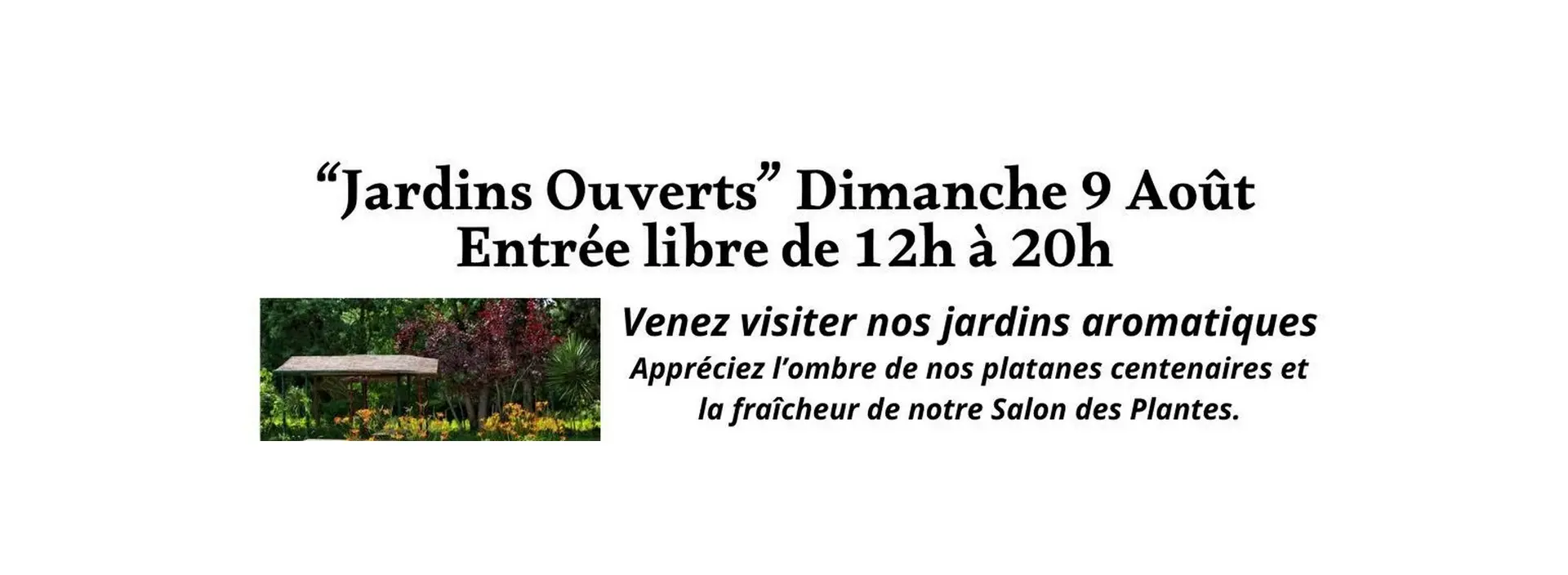 Vignette Jardins ouverts aux Sentiers de l'Abondance à Eygalières 09.08.26