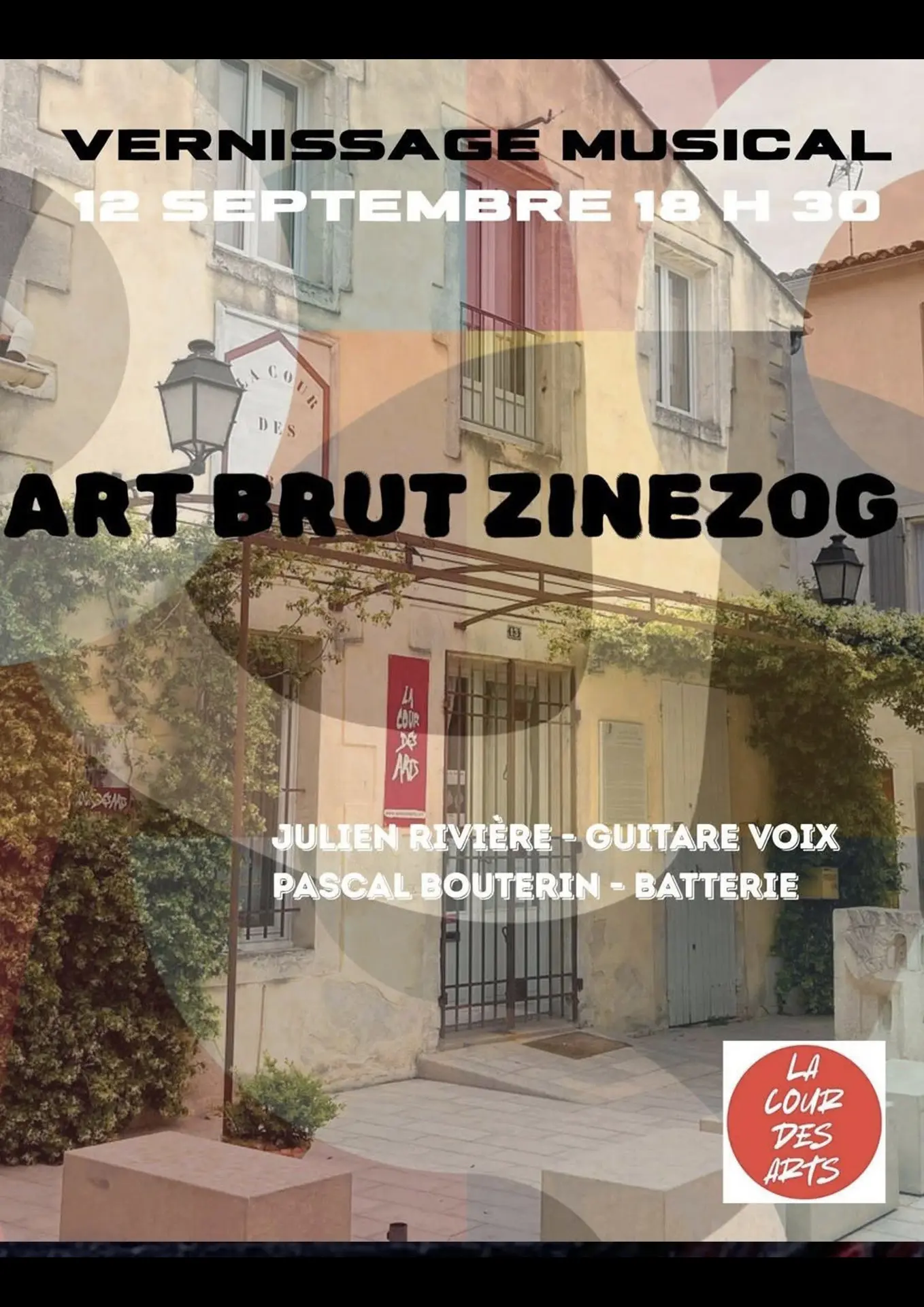 Affiche exposition Art Brut Zinezog à Saint-Rémy-de-Provence
