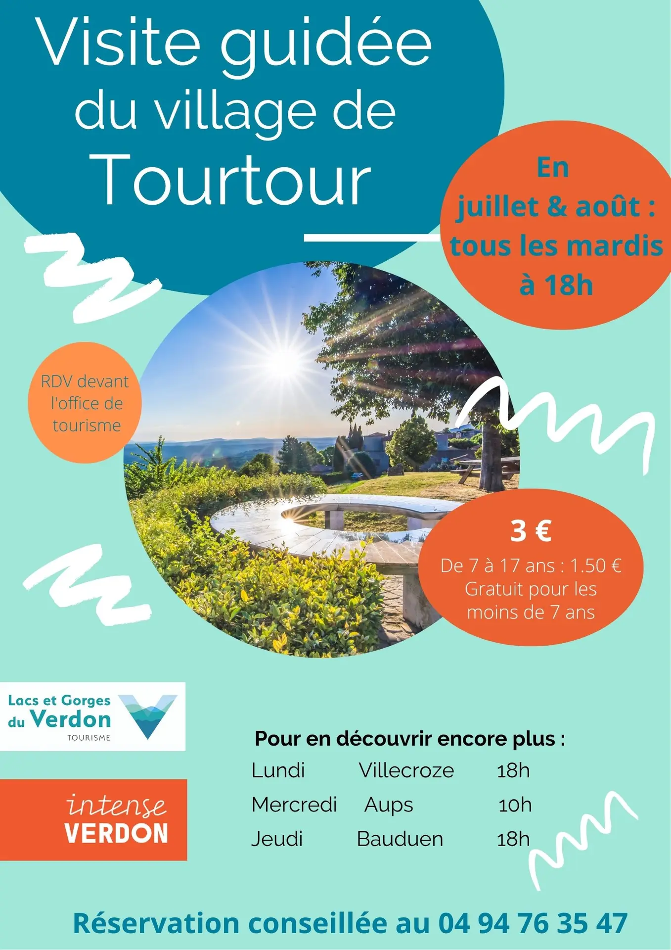 Visite guidée du village de Tourtour