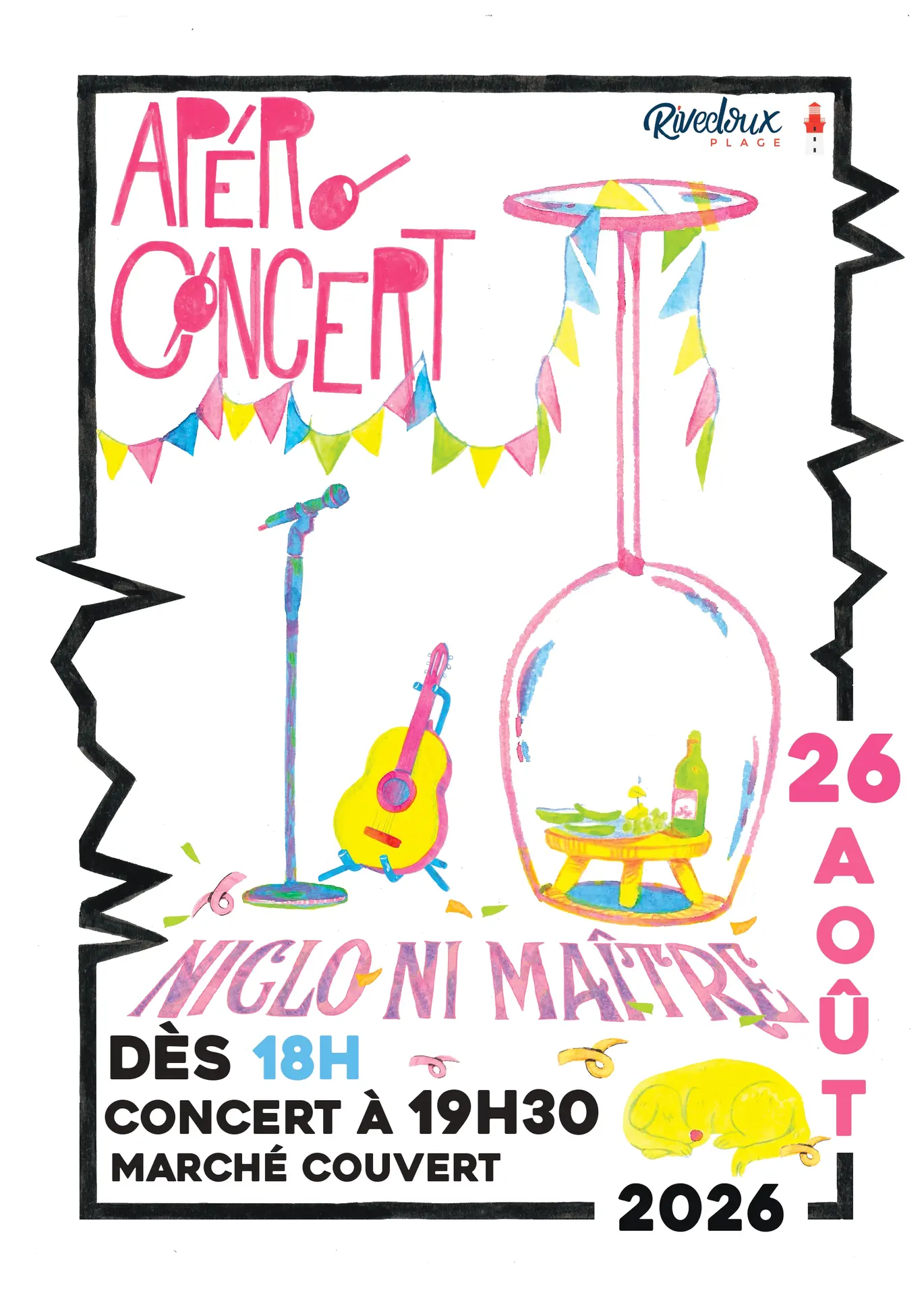 Apéro-Concert au marché de Rivedoux-Plage_Rivedoux-Plage