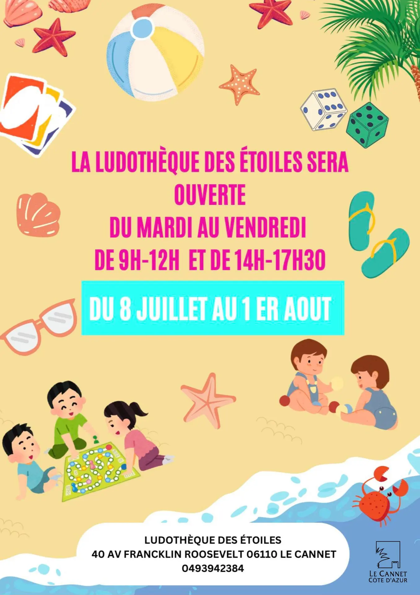 Jeux sur place à la Ludothèque des Etoiles_Le Cannet
