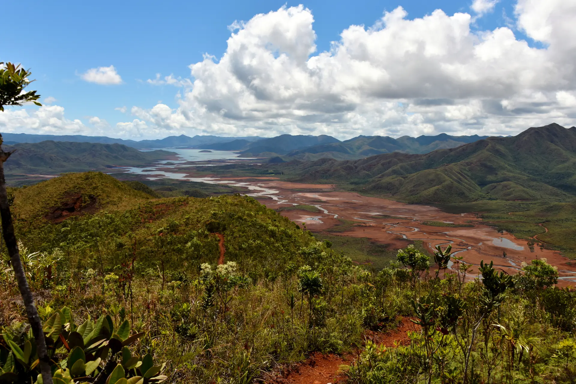 Point de vue sur le lac de Yaté