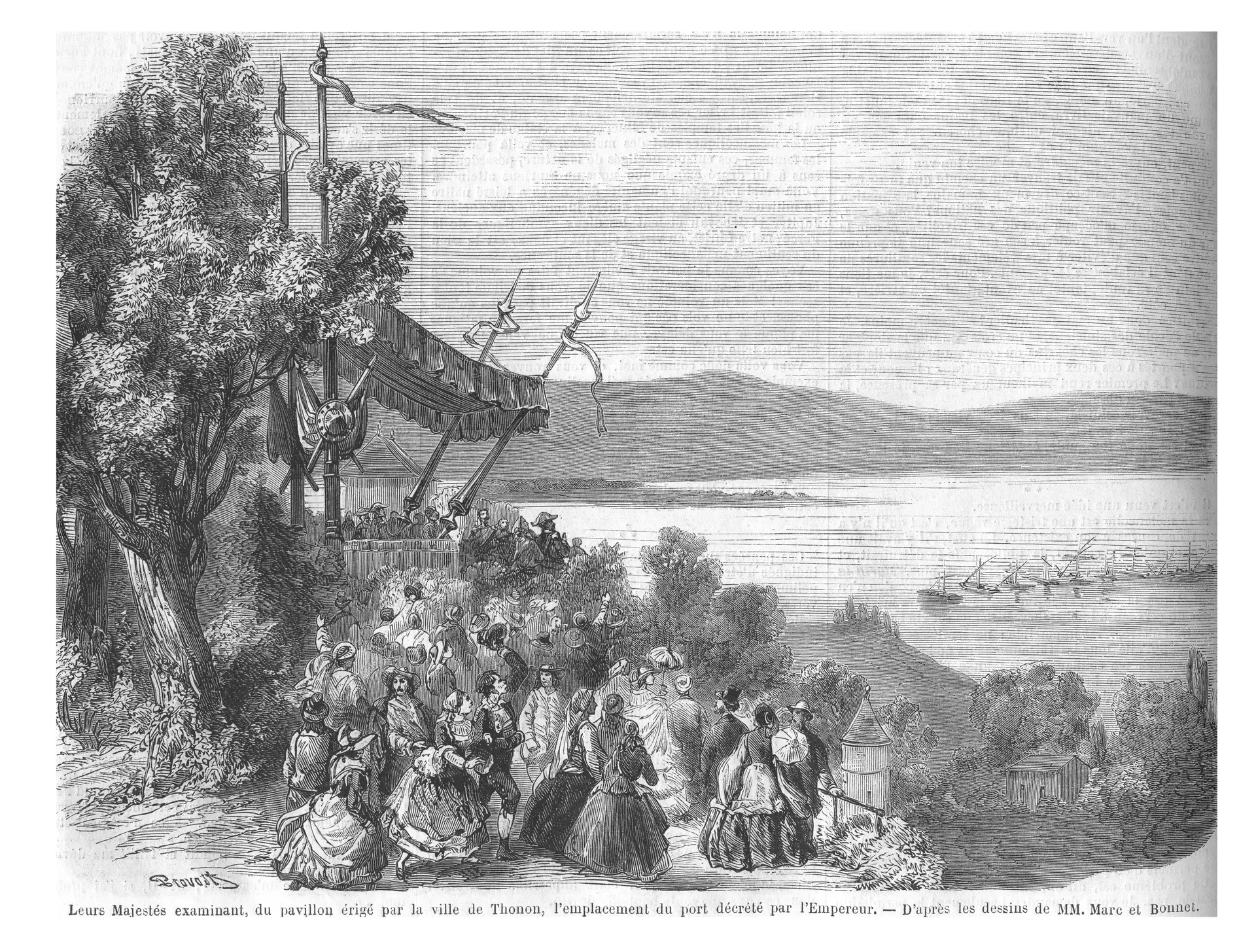 Le passage de Napoléon III à Thonon