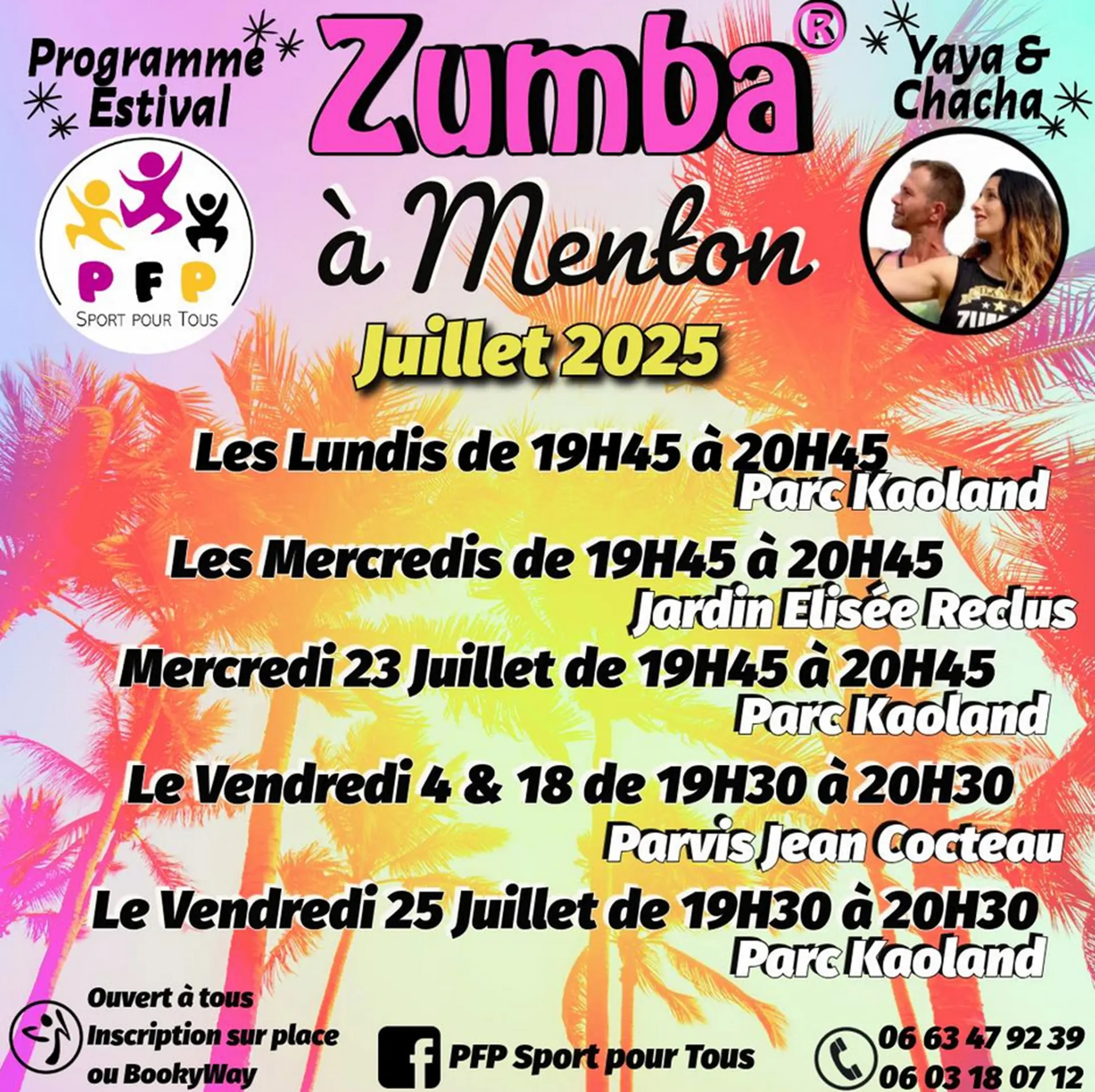Programme de l'été
