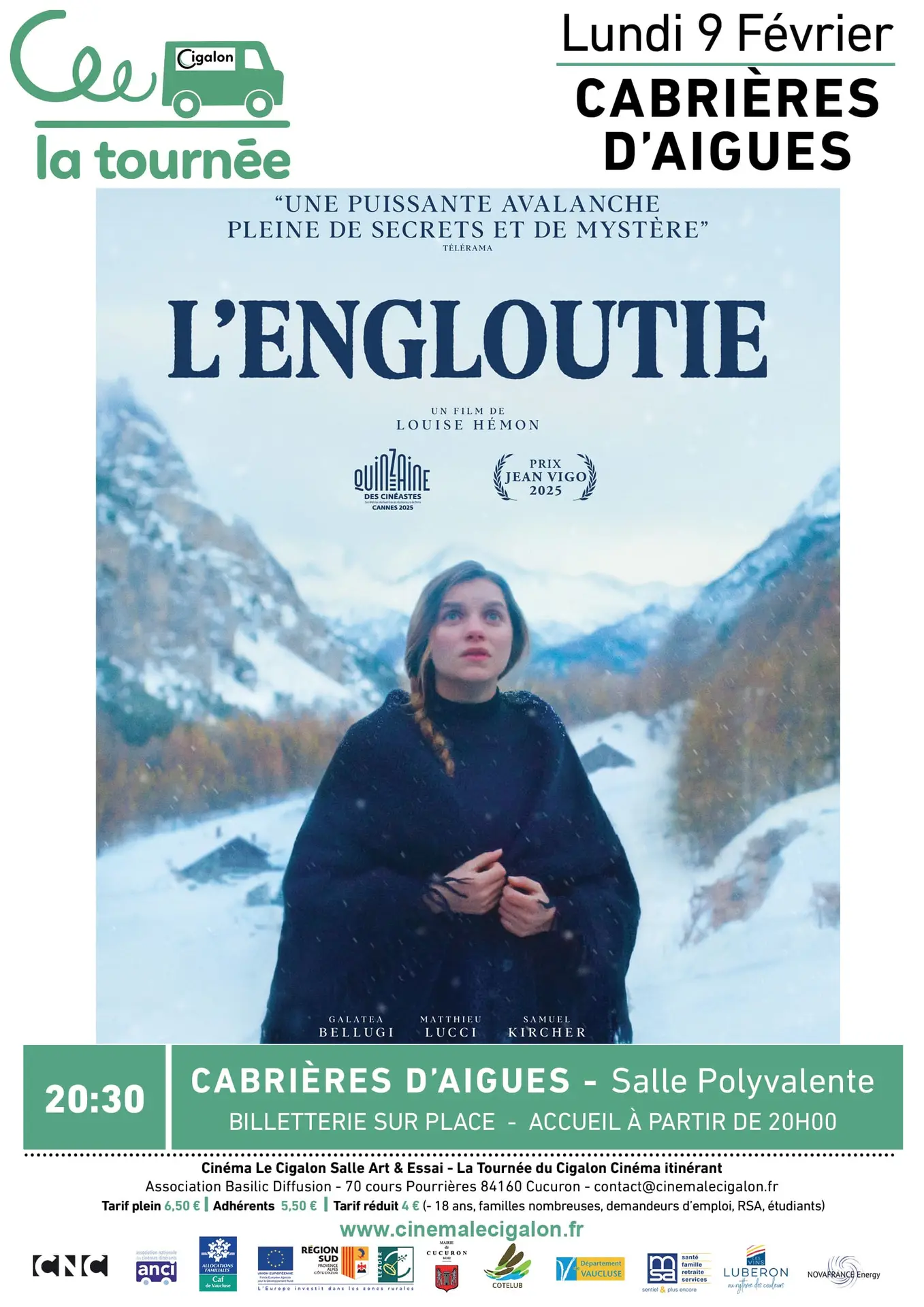 La Tournée du Cigalon  à Cabrières d' Aigues :     L'Engloutie_Cabrières-d'Aigues
