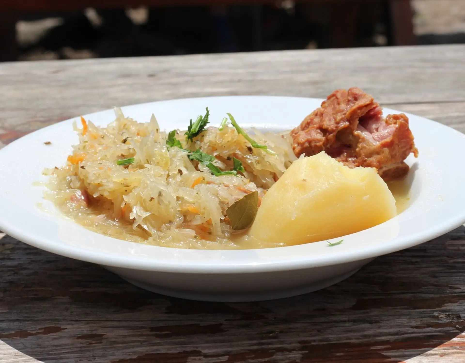 plate of choucroute